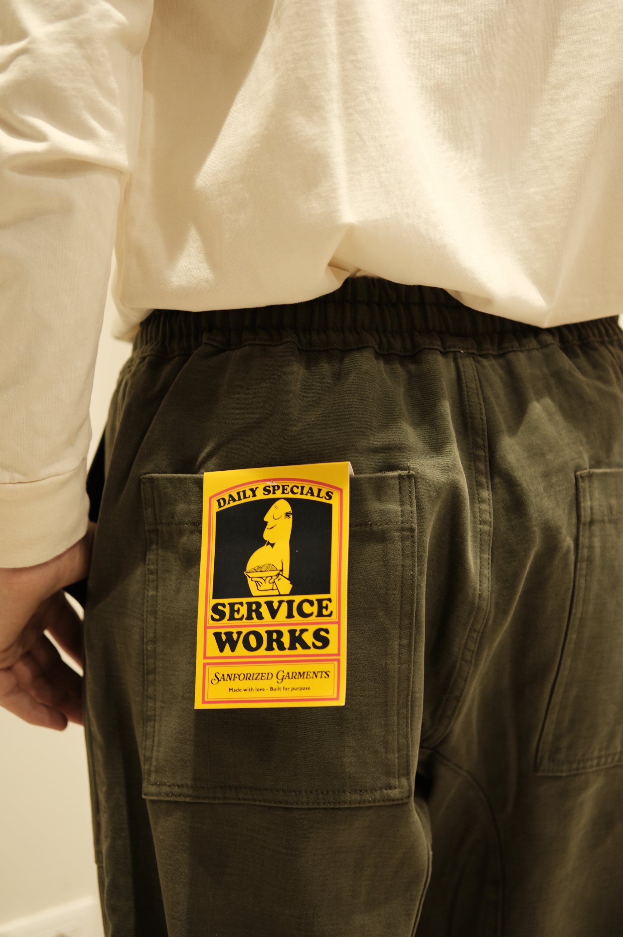 Service Works Moleskin Chef Pants Moss