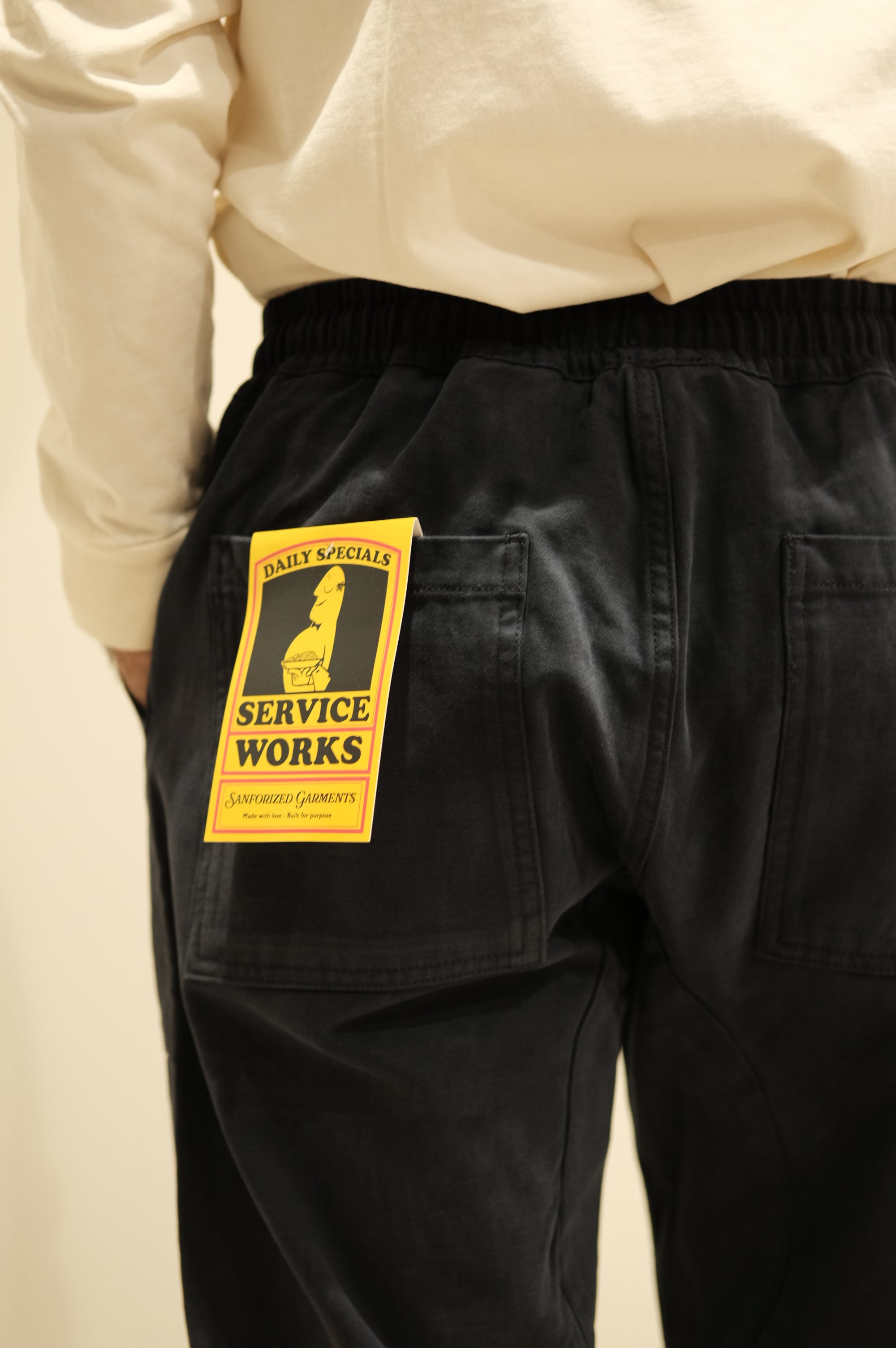 Service Works Moleskin Chef Pants Dark Navy