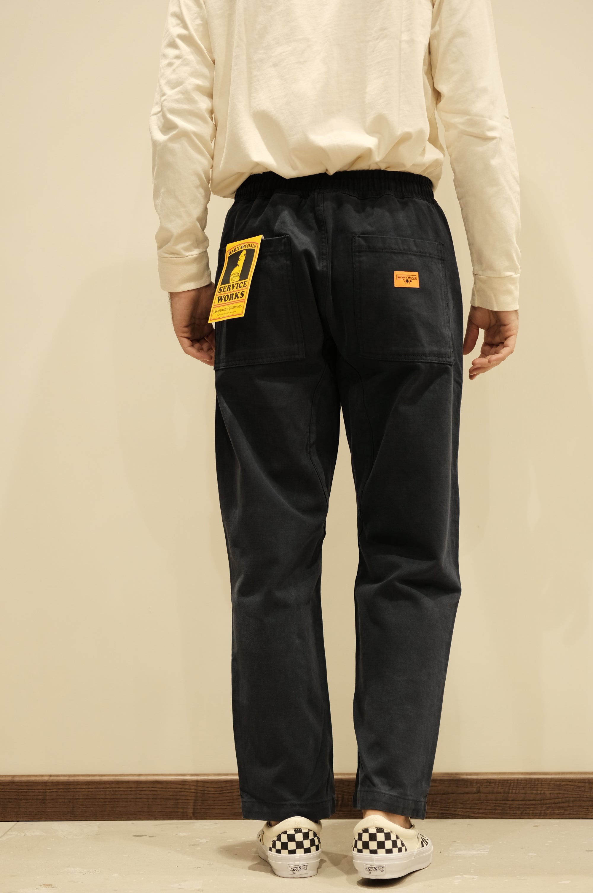 Service Works Moleskin Chef Pants Dark Navy
