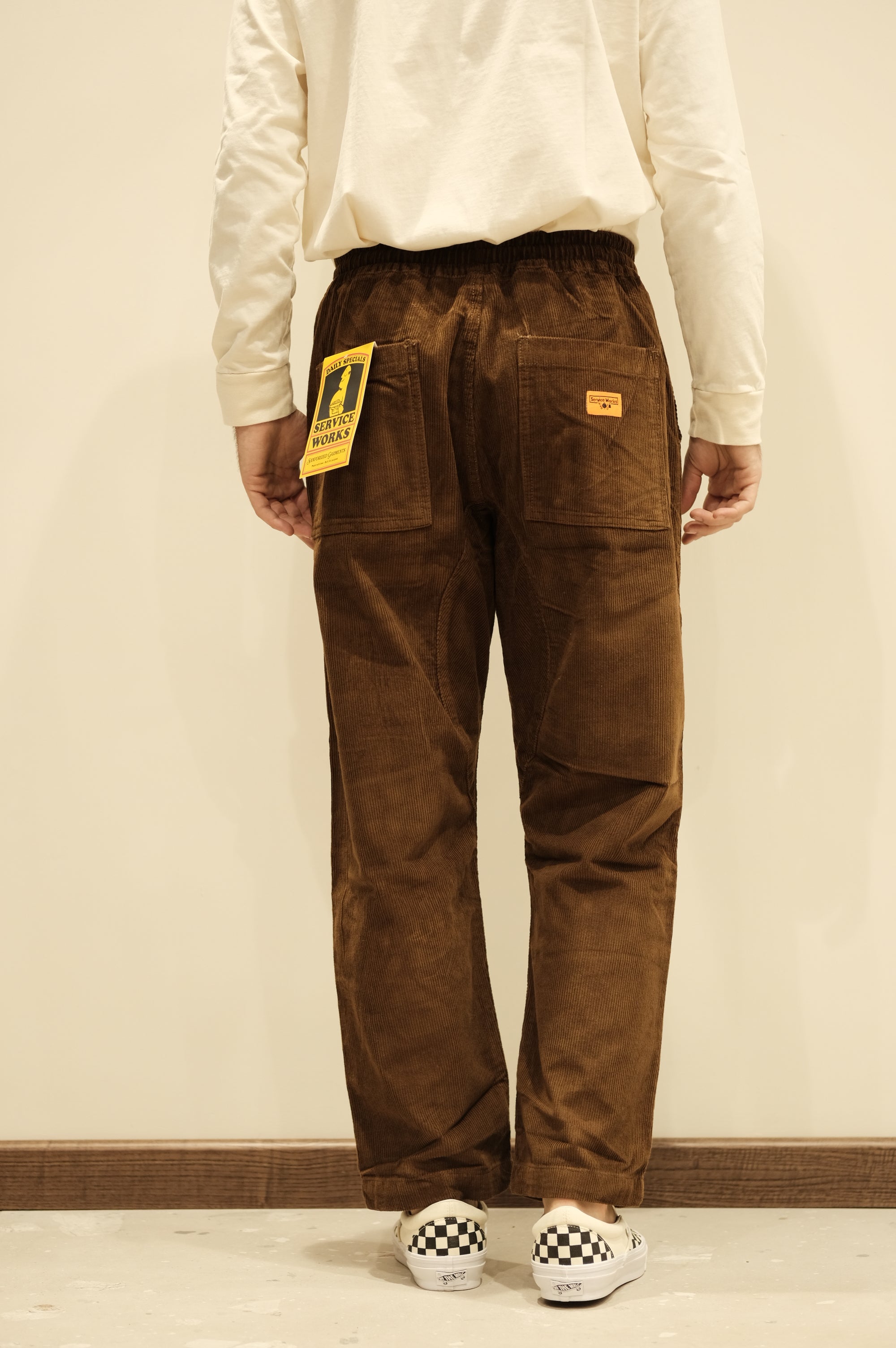 Service Works Corduroy Chef Pants Bark