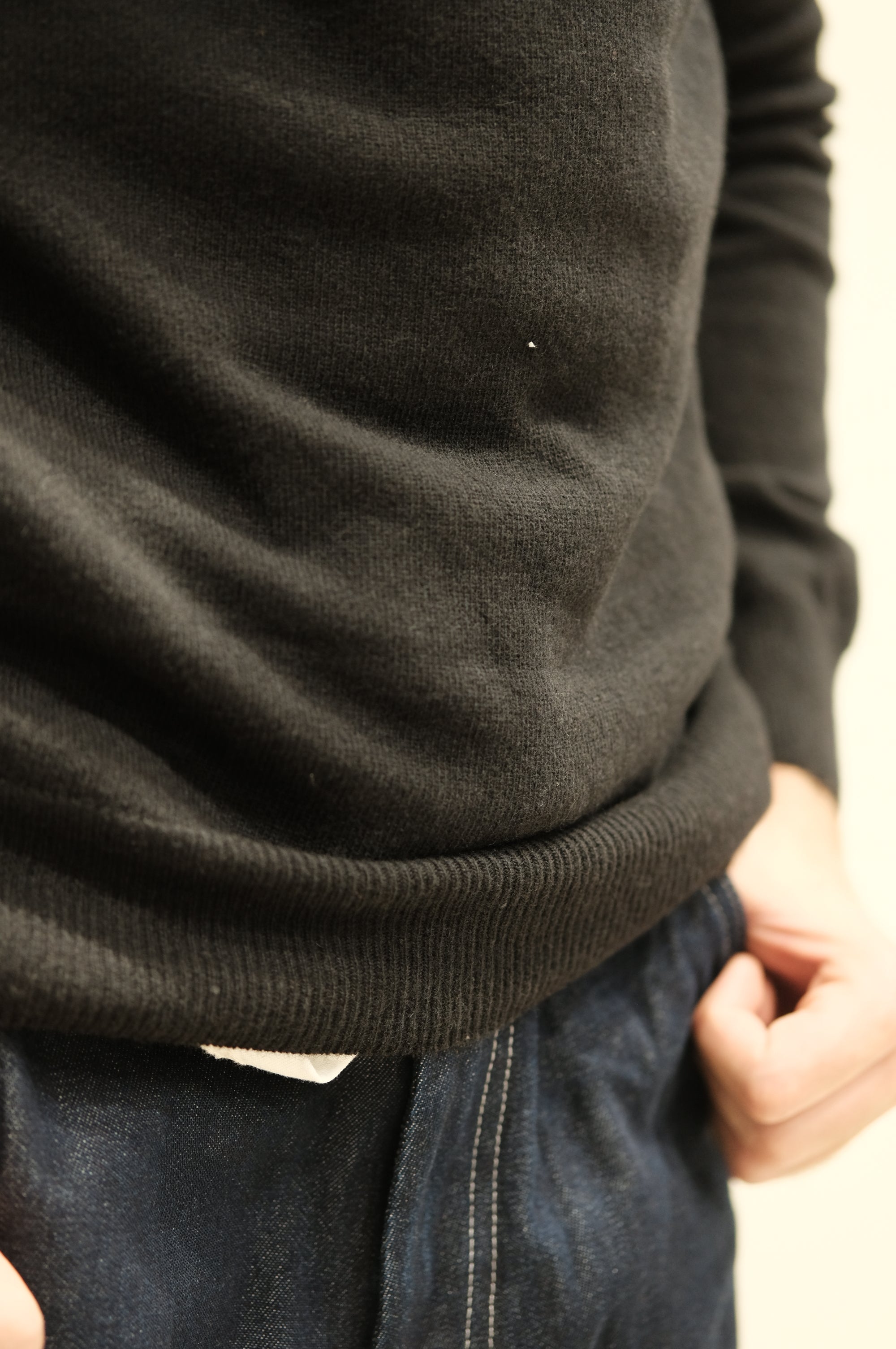 Gaffi & Co. Maglia Girocollo Lana Nero