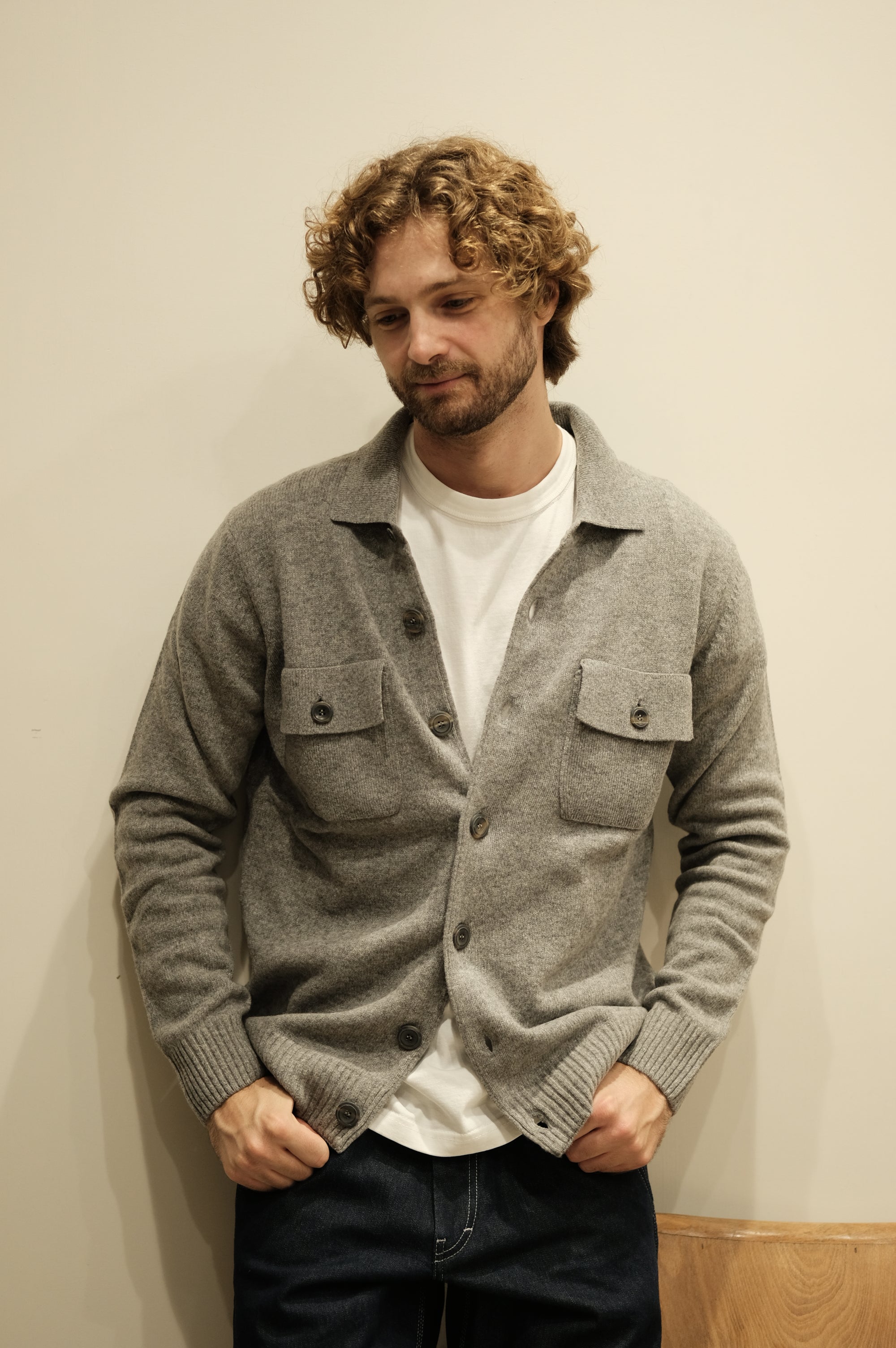 Gaffi & Co. Giacca Bottoni Grigio