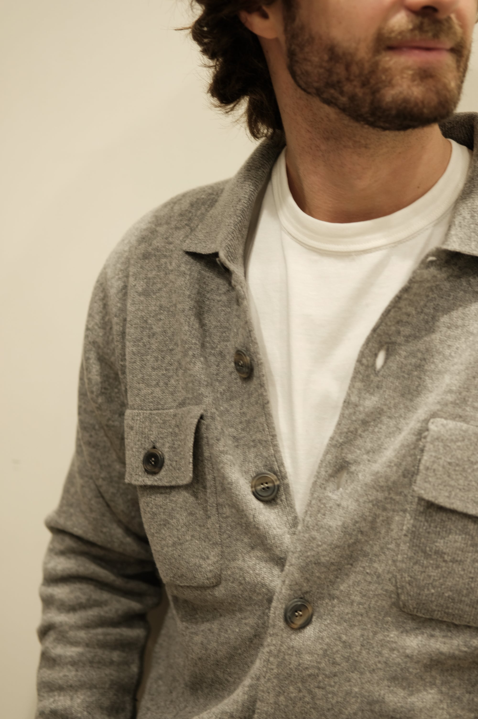 Gaffi & Co. Giacca Bottoni Grigio