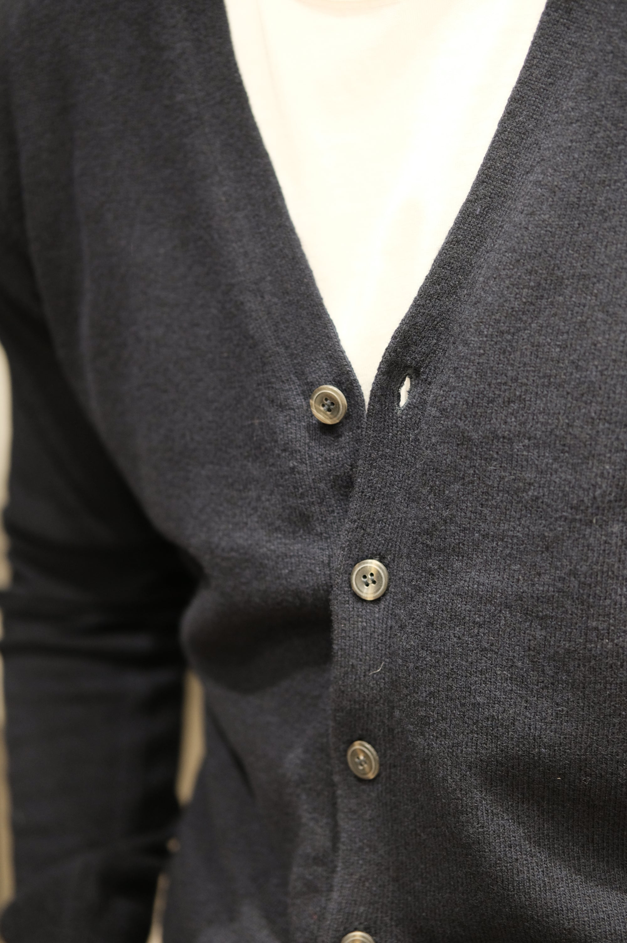Gaffi & Co. Cardigan Bottoni Blu