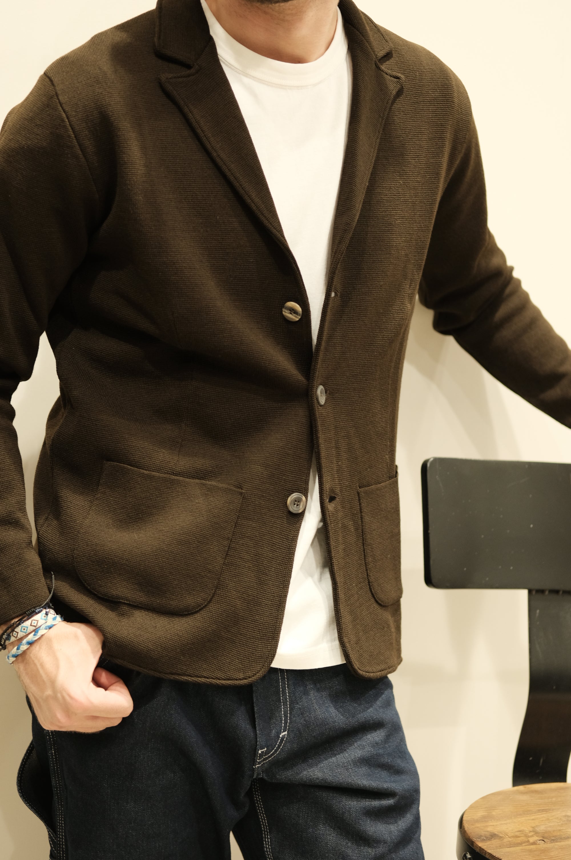 Gaffi & Co. Blazer 3 Bottoni Moro