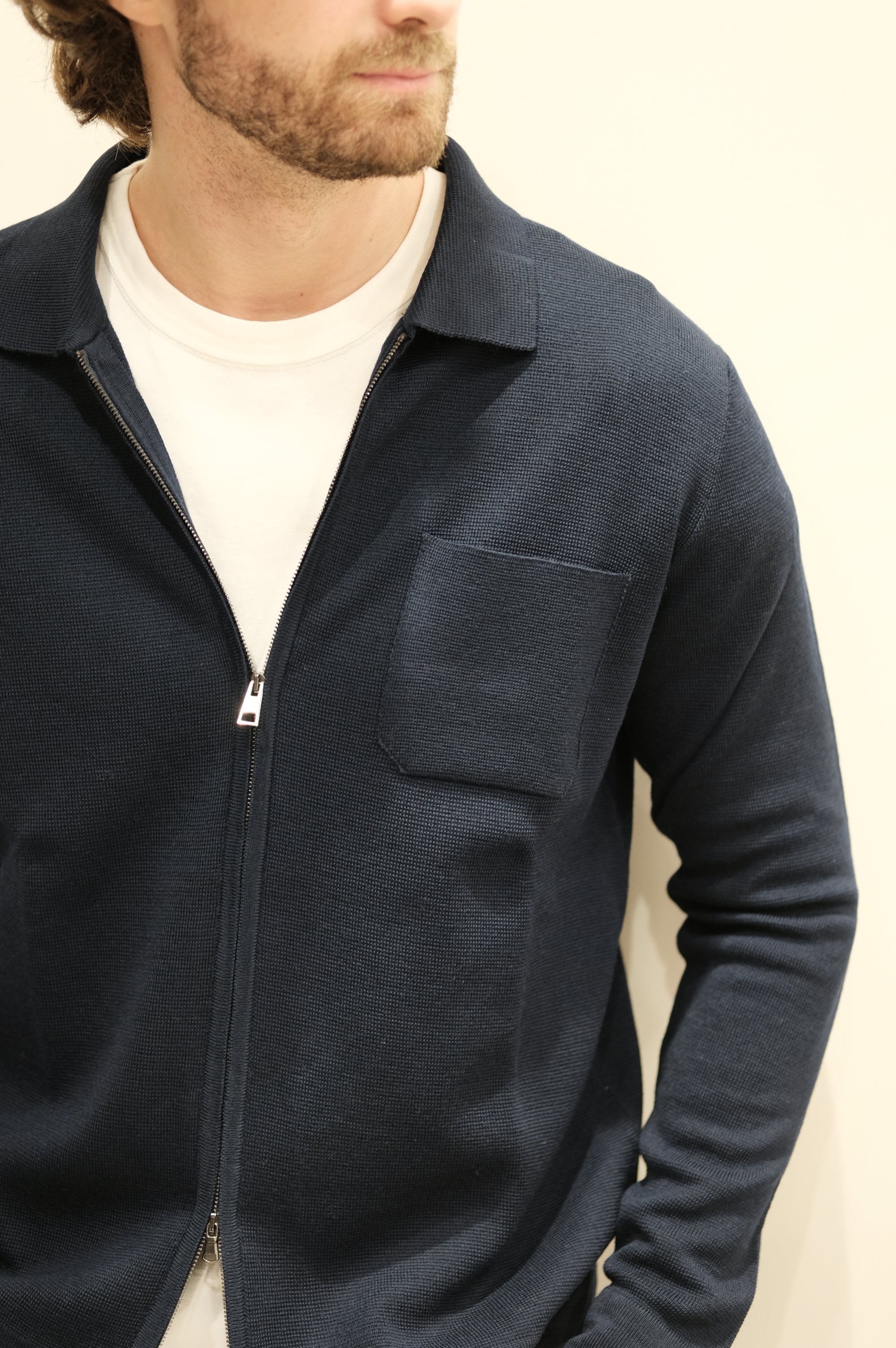 Gaffi & Co. Giacca Zip M/L 5077 Blu