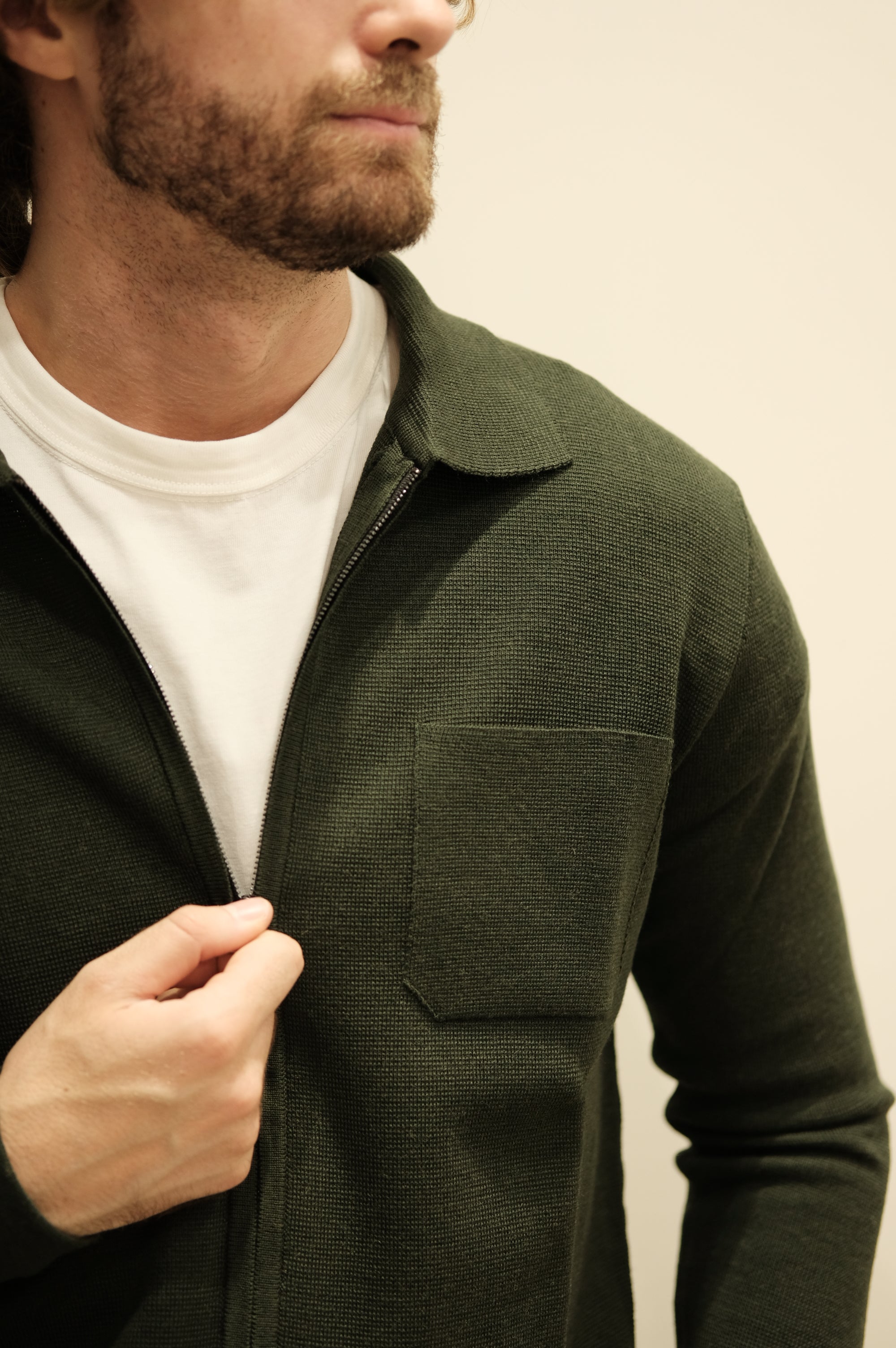Gaffi & Co. Giacca Zip M/L 5077 Militare
