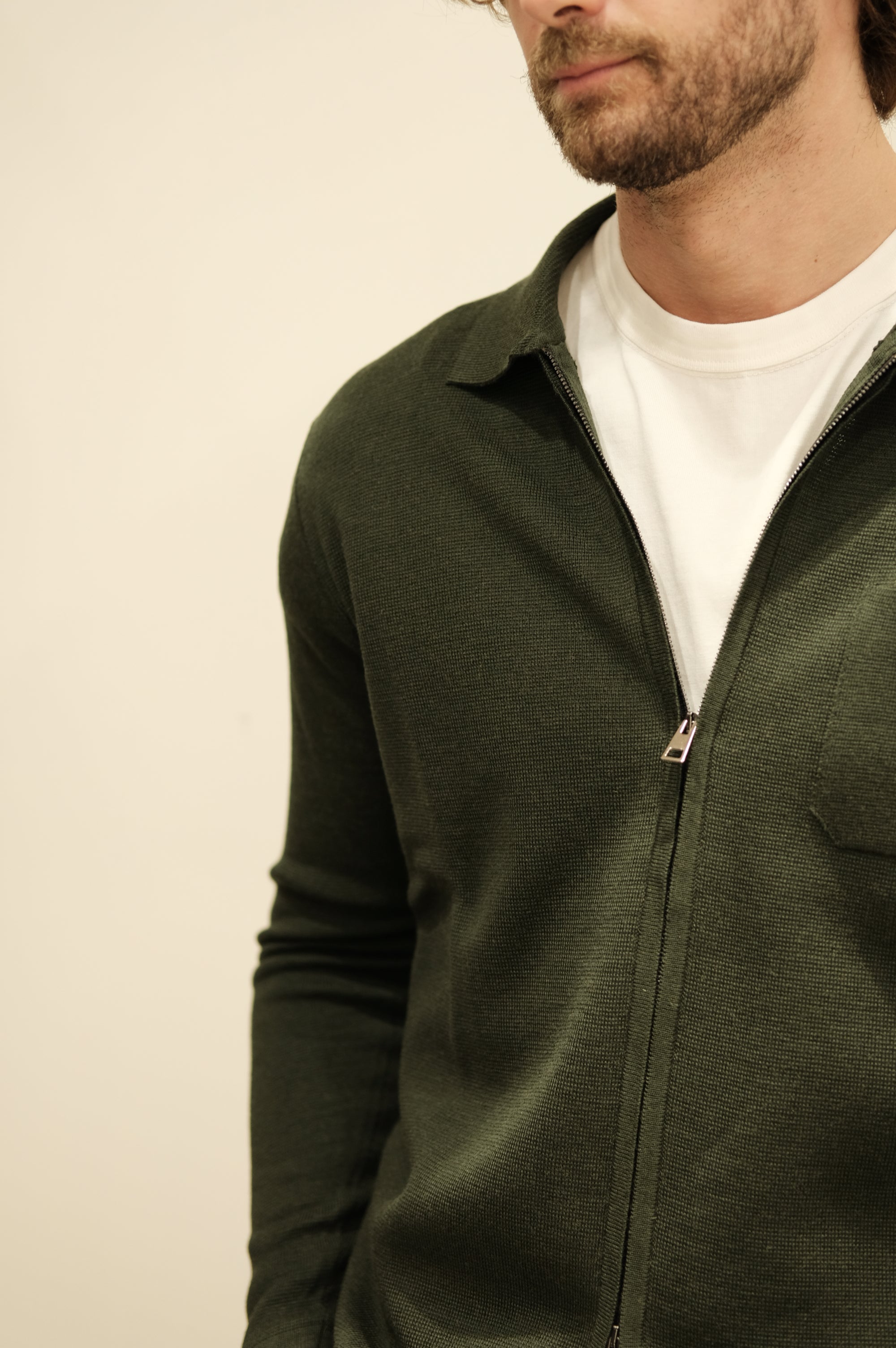 Gaffi & Co. Giacca Zip M/L 5077 Militare