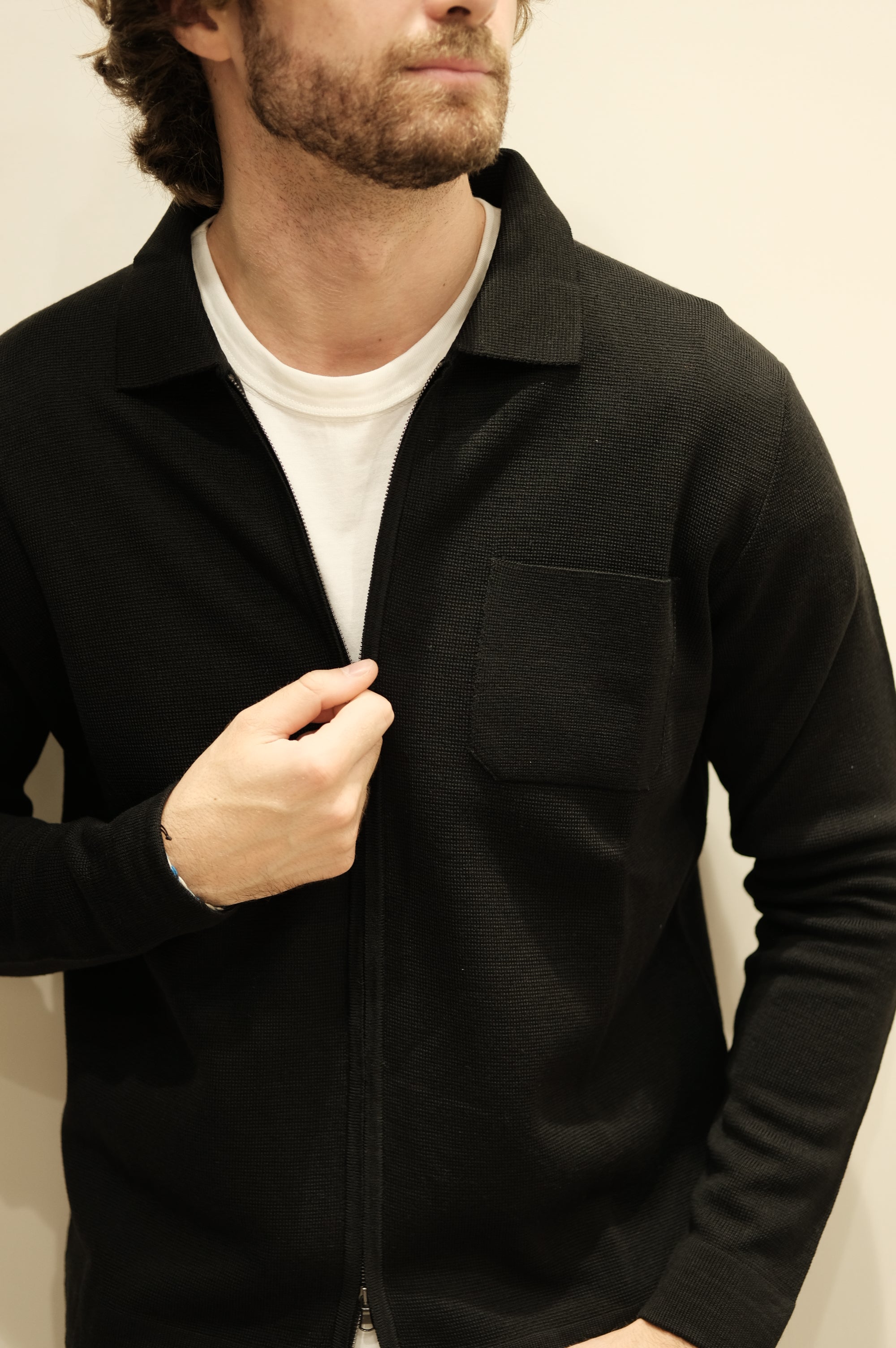 Gaffi & Co. Giacca Zip M/L 5077 Nero