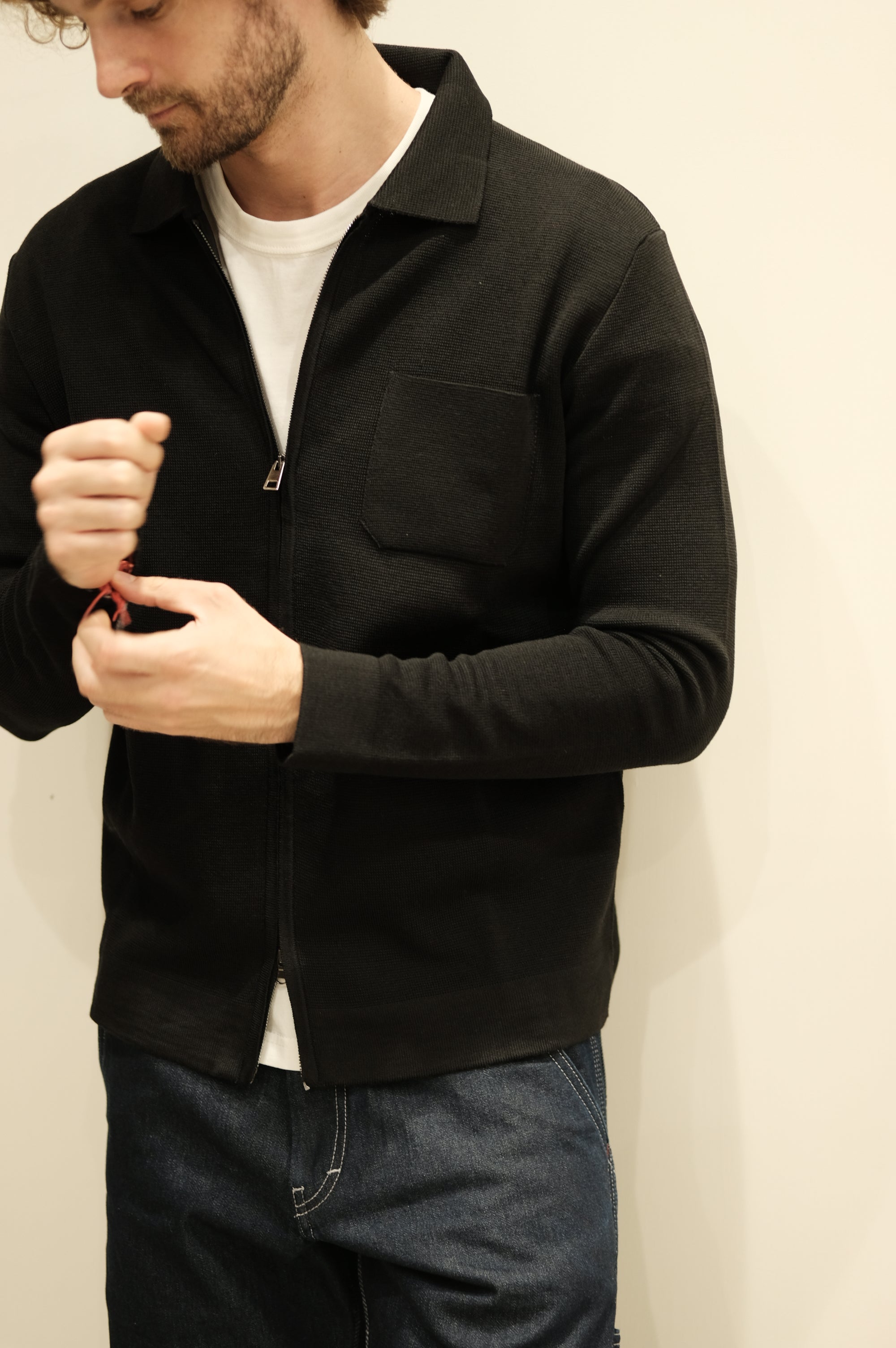 Gaffi & Co. Giacca Zip M/L 5077 Nero