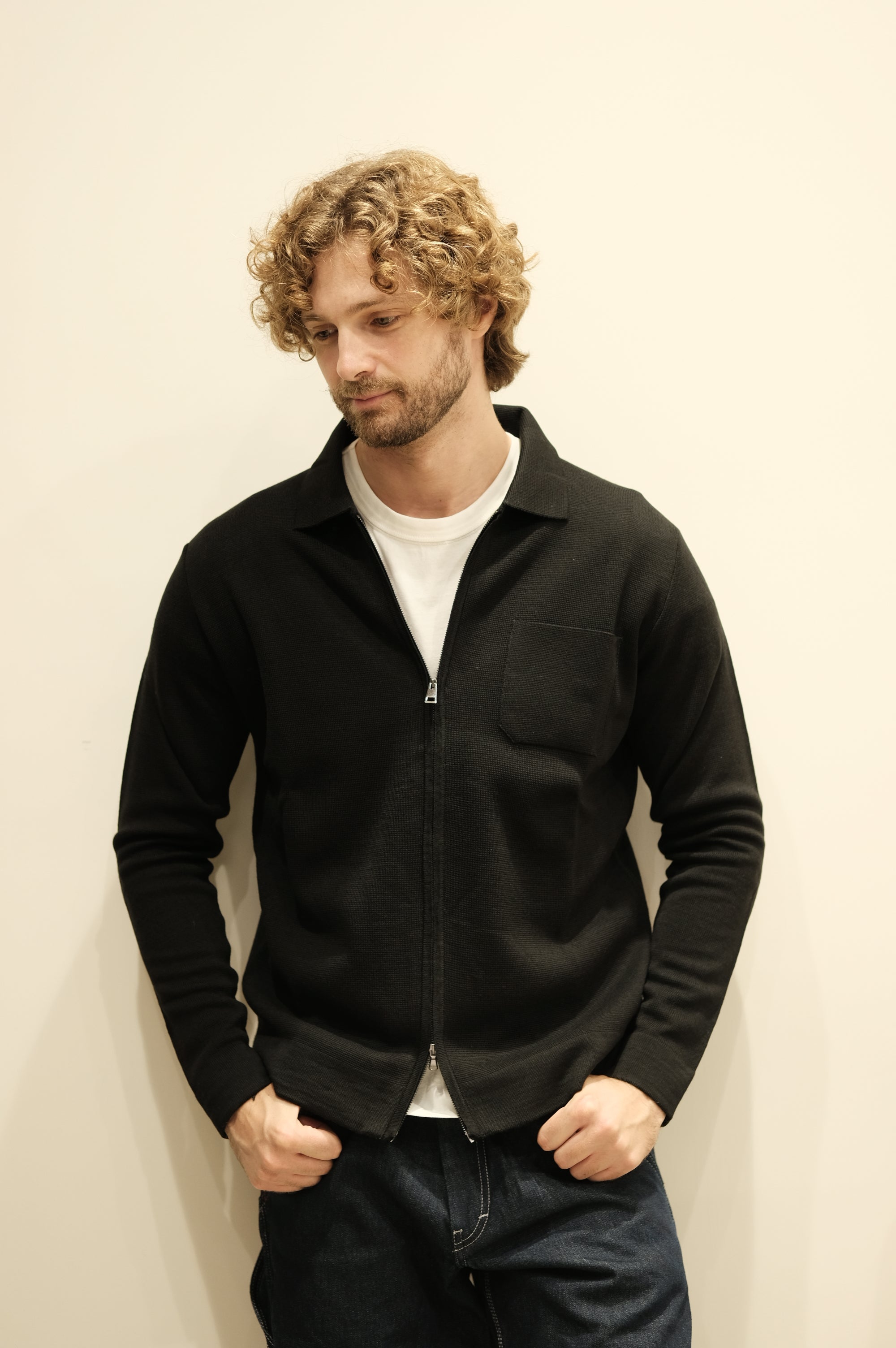 Gaffi & Co. Giacca Zip M/L 5077 Nero