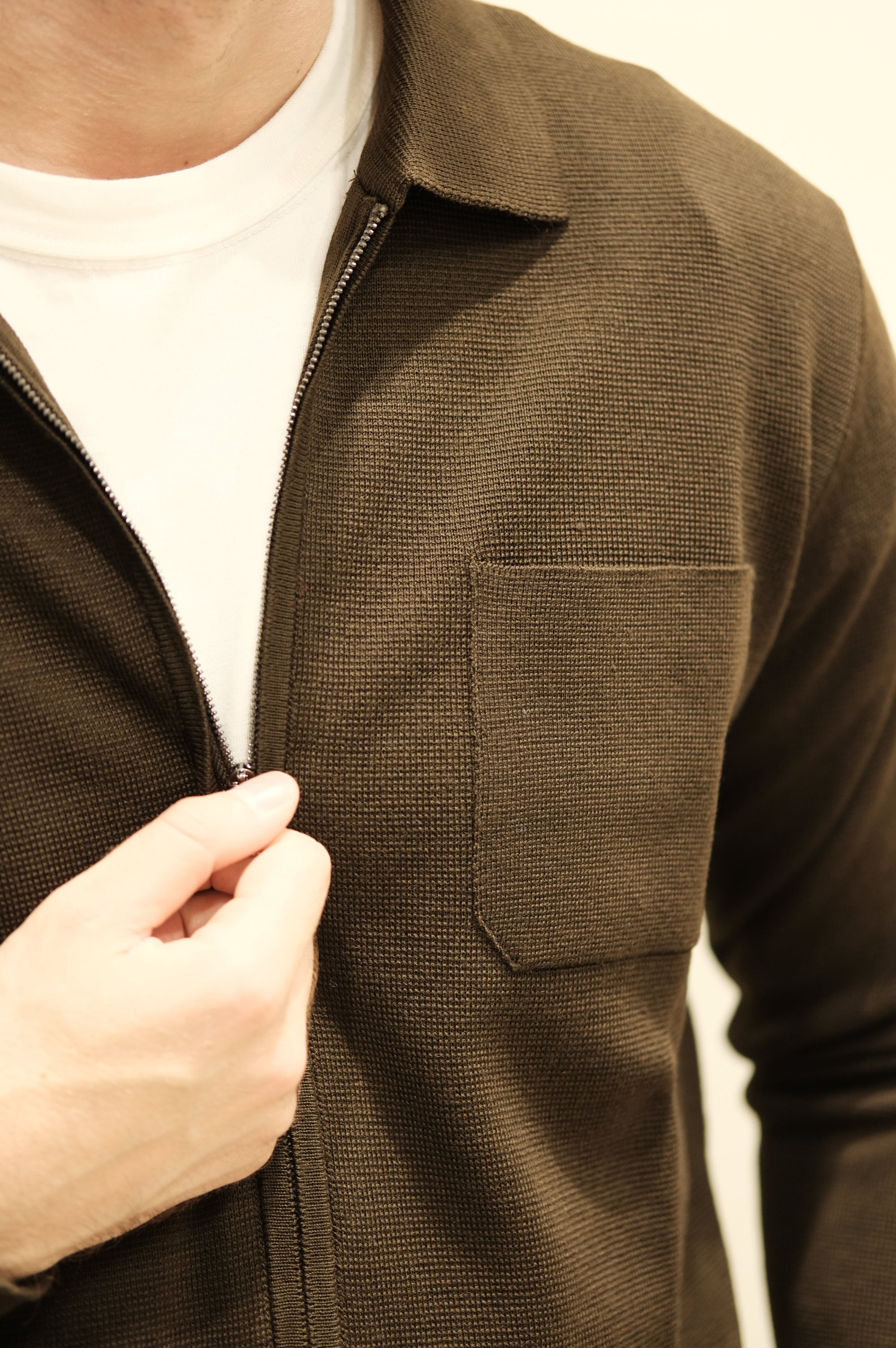 Gaffi & Co. Giacca Zip M/L 5077 Moro