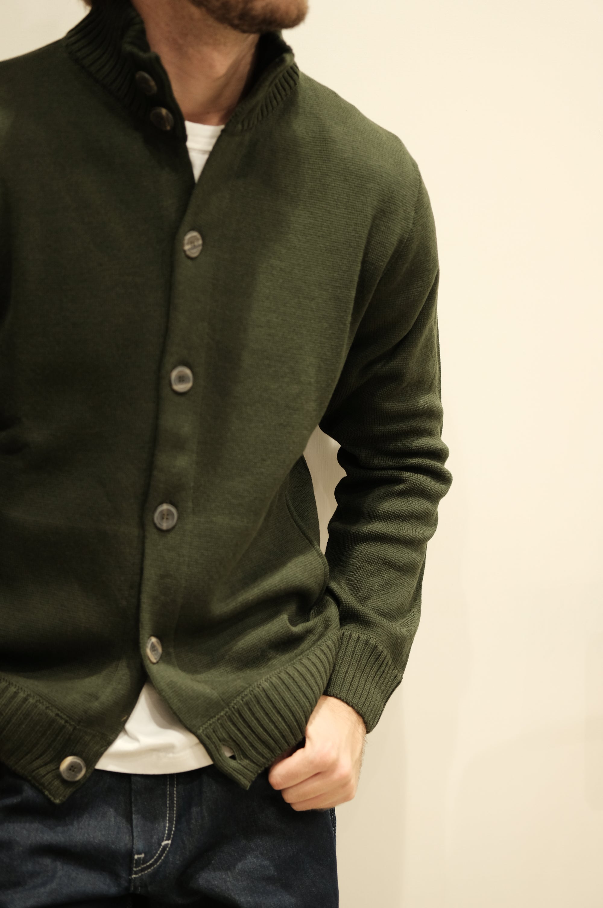 Gaffi & Co. Bomber Bottoni 1.3308 Militare
