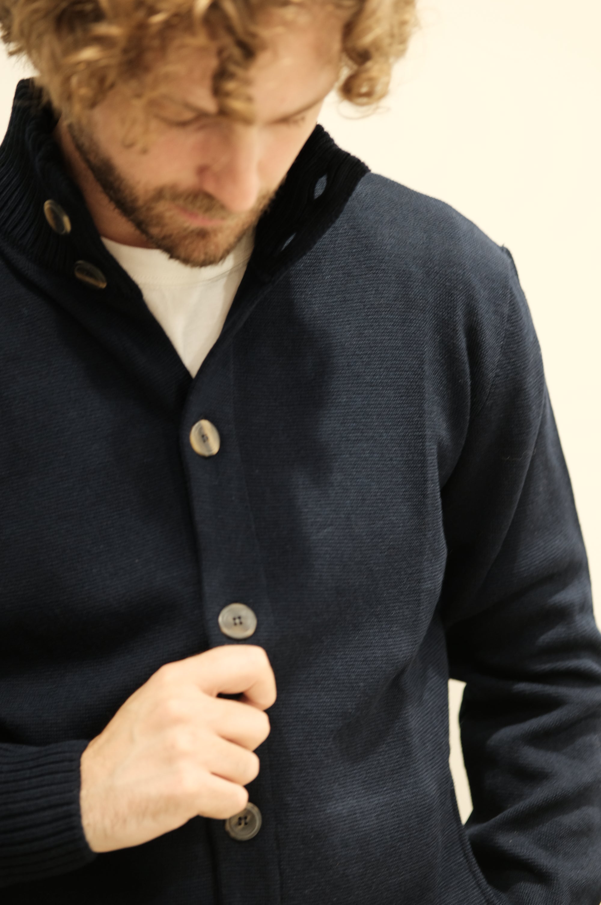 Gaffi & Co. Bomber Bottoni 1.3308 Blu