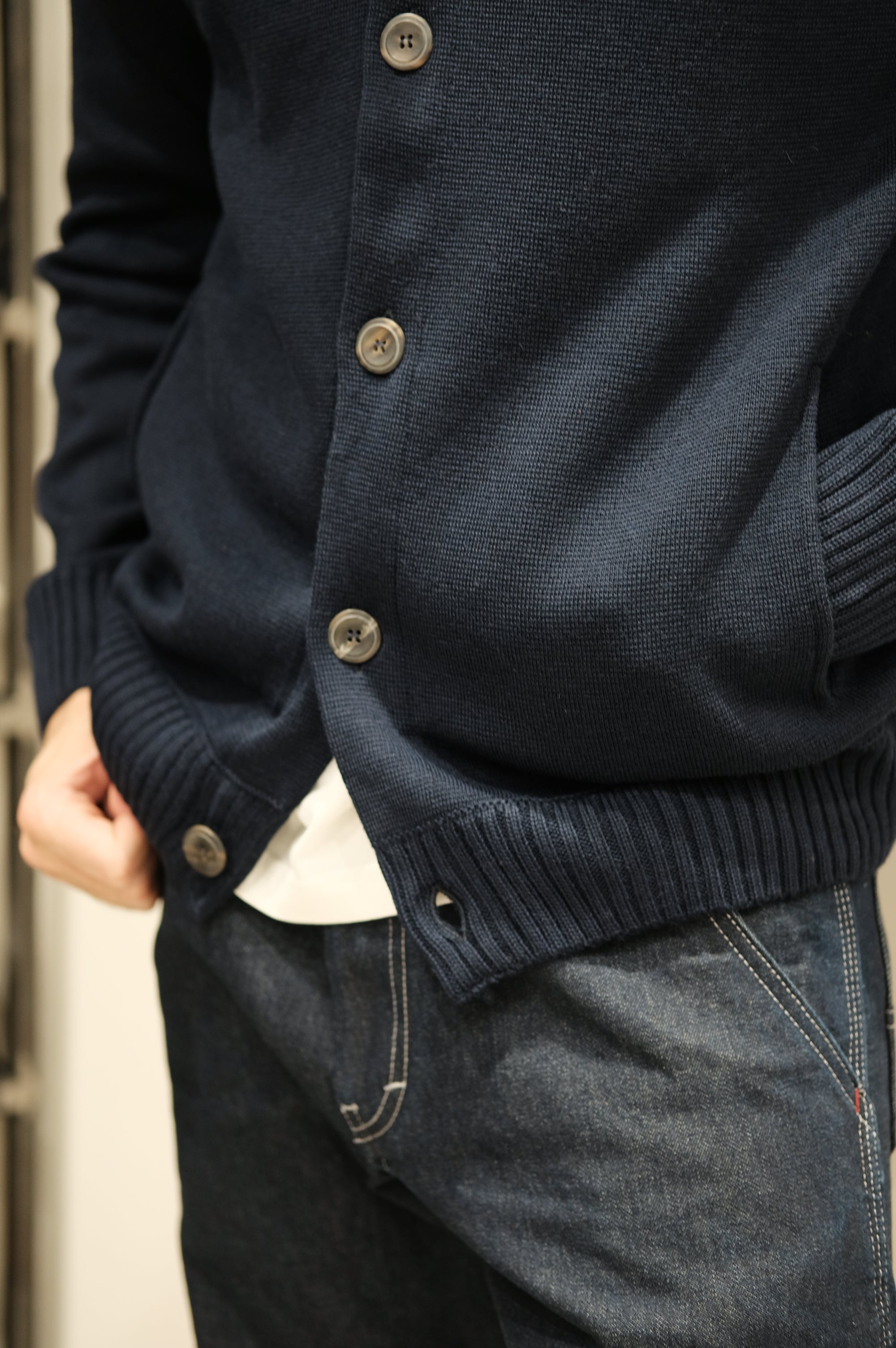 Gaffi & Co. Bomber Bottoni 1.3308 Blu