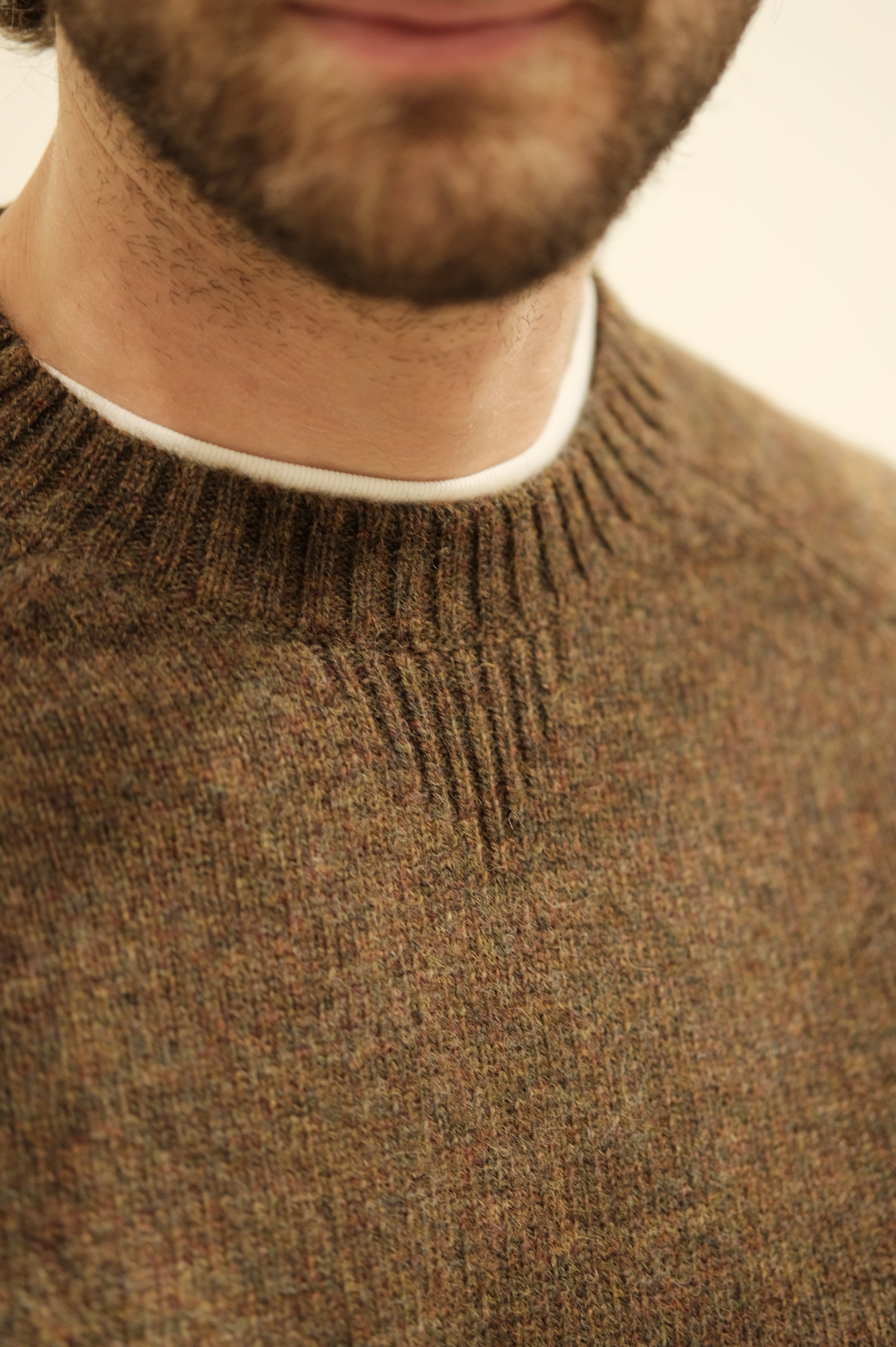 Gaffi & Co. Maglia Shetland Raglan Fango 4