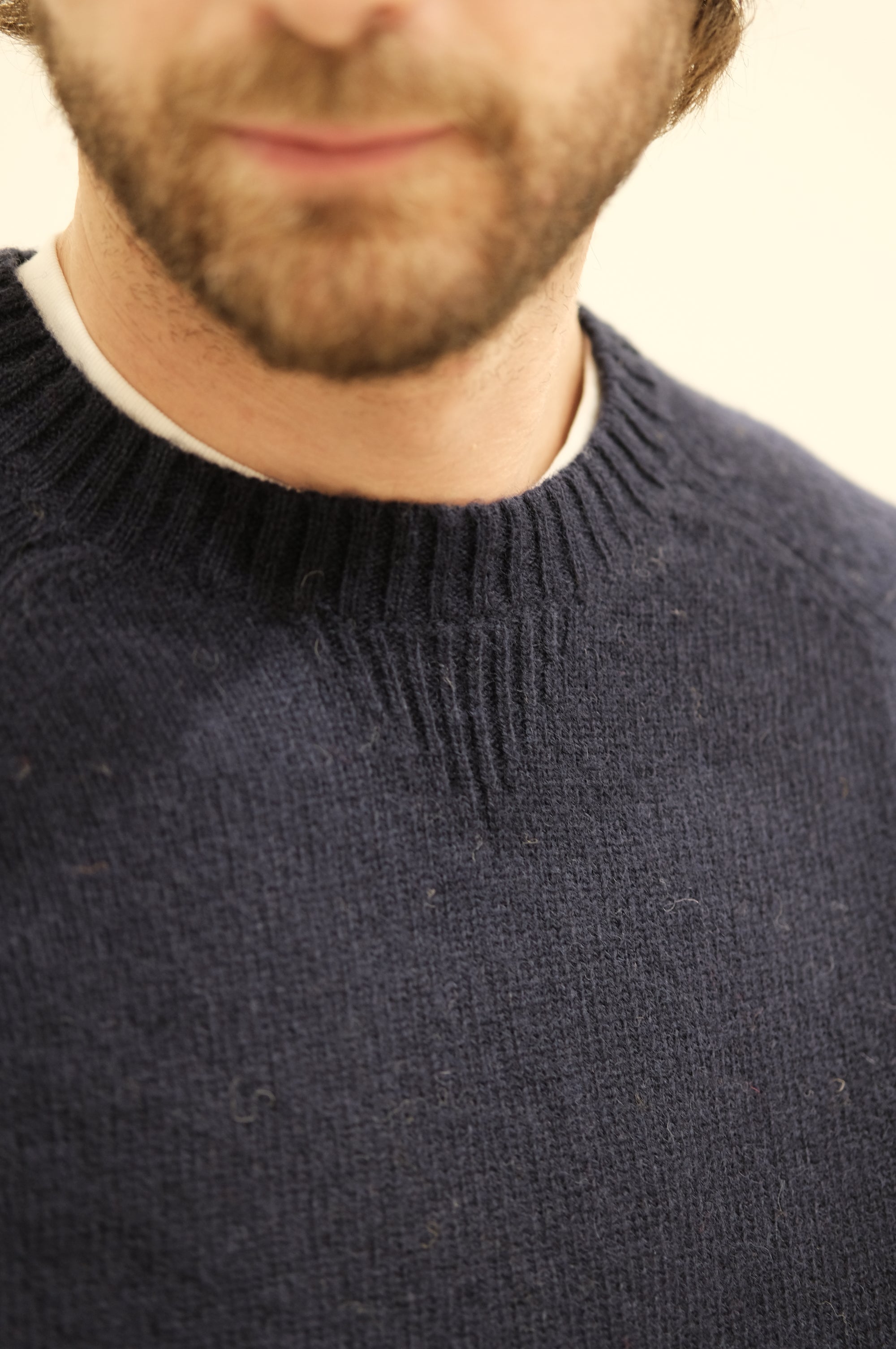 Gaffi & Co. Maglia Shetland Raglan Blu