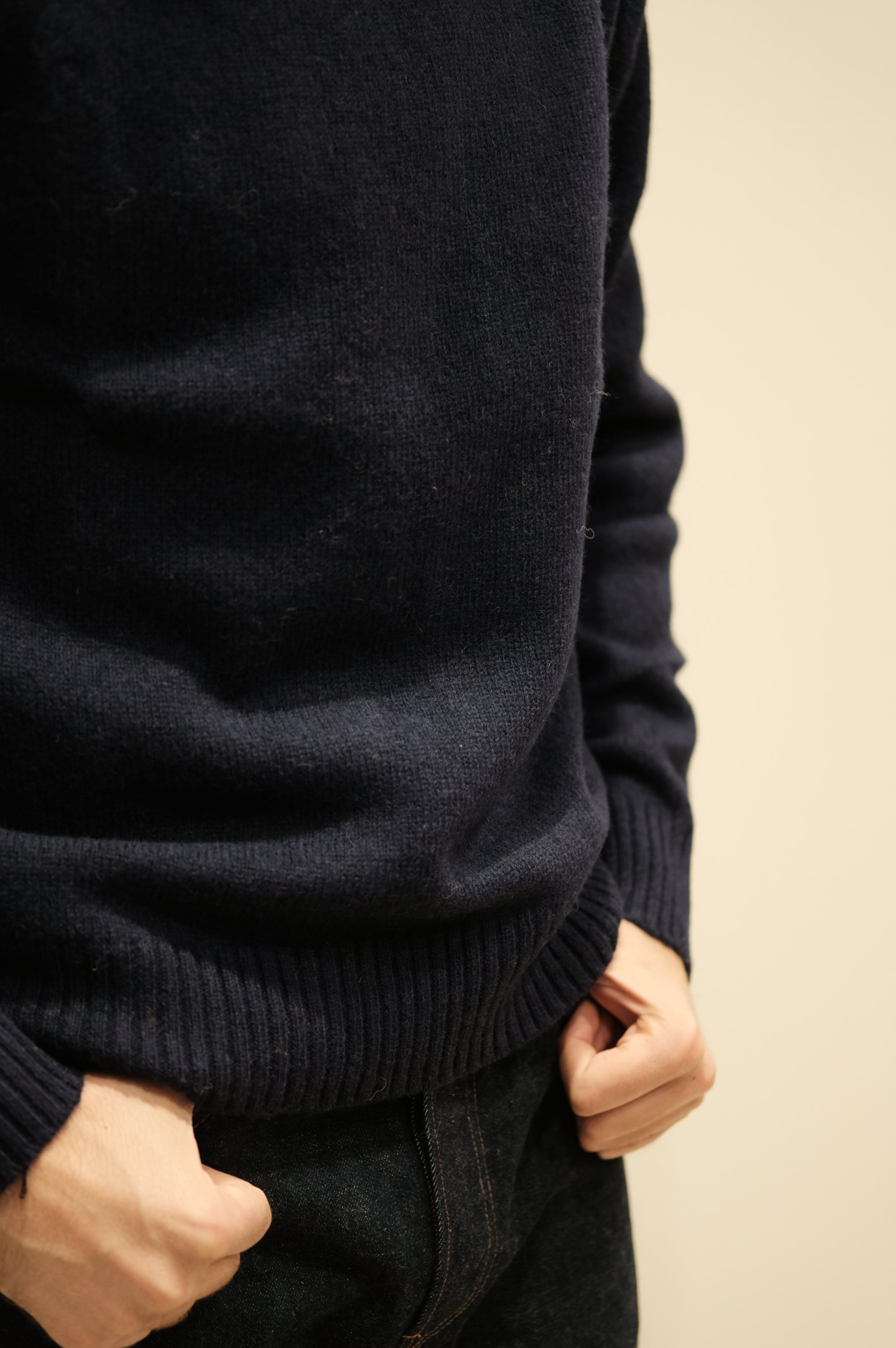 Gaffi & Co. Maglia Shetland Raglan Blu