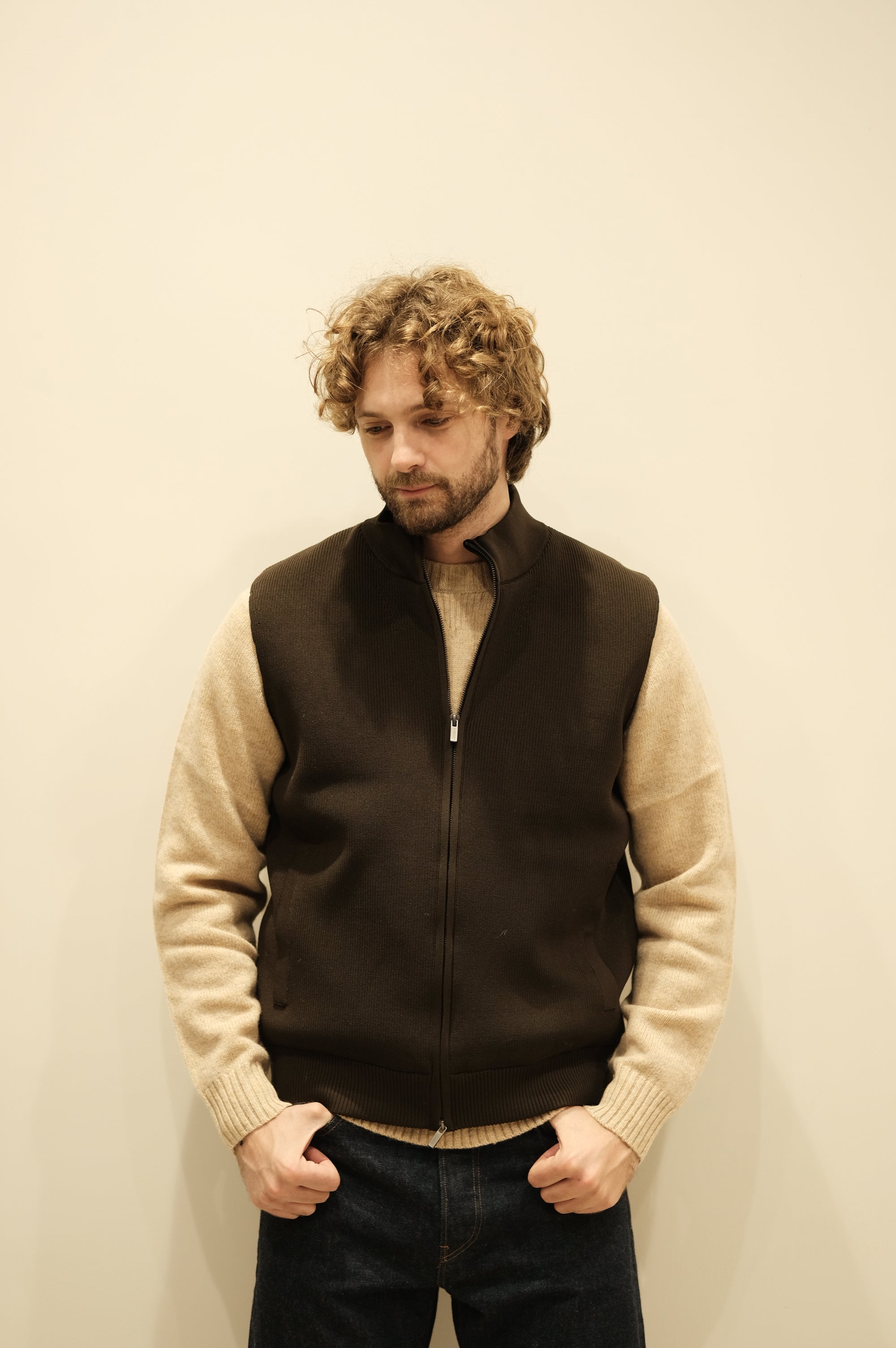Jeordie's Gilet Maglia Moro