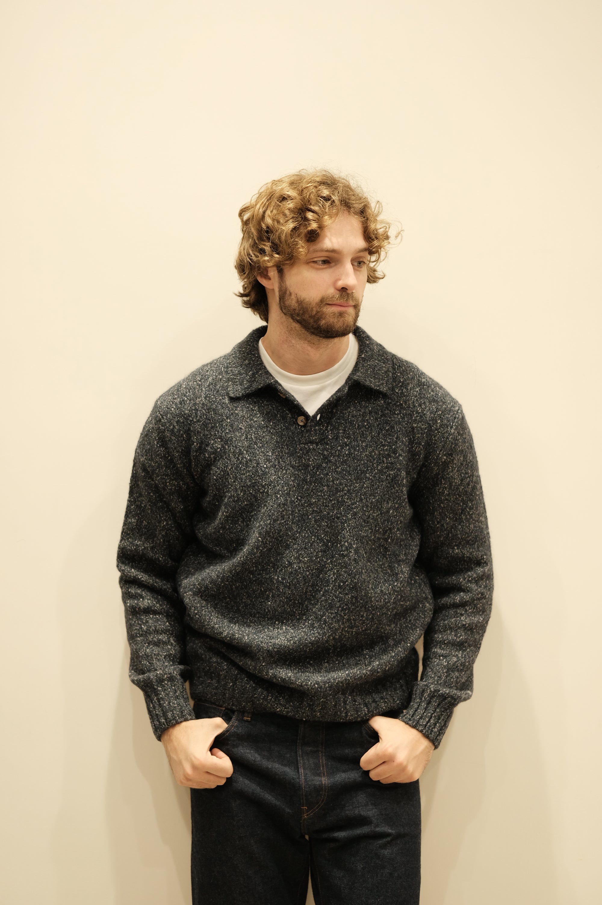 Gallia Polo M/L Harri Grigio Scuro