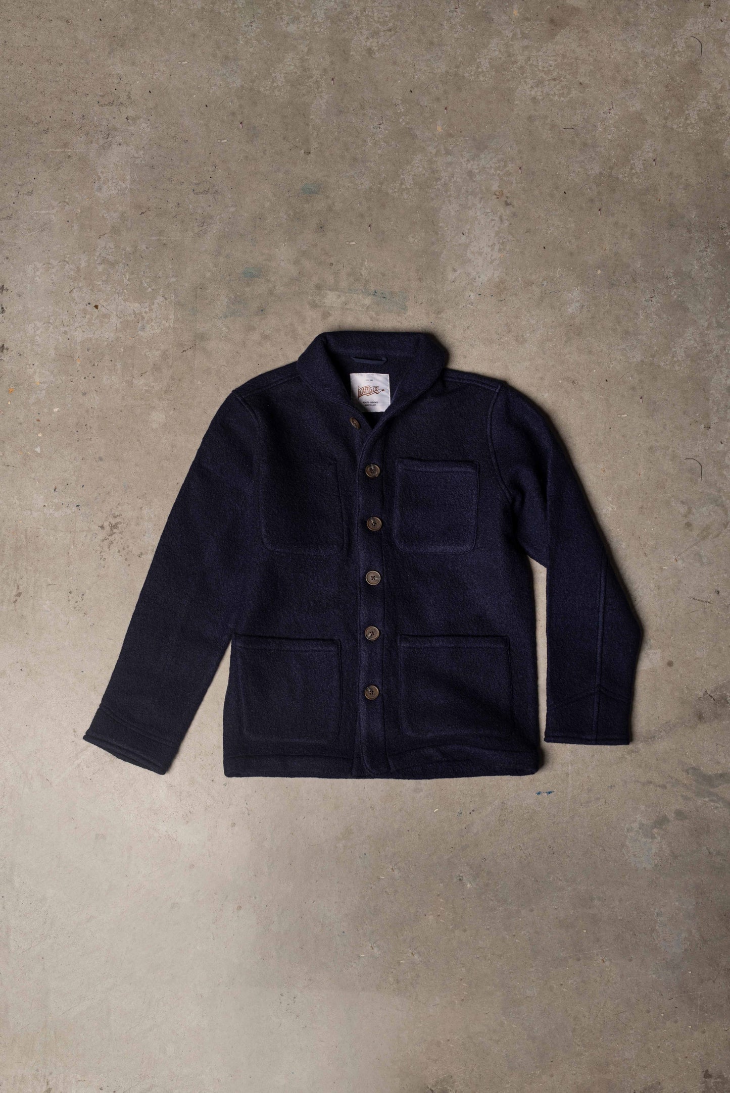 Gaffi & Co. Work Jacket Wool Blu