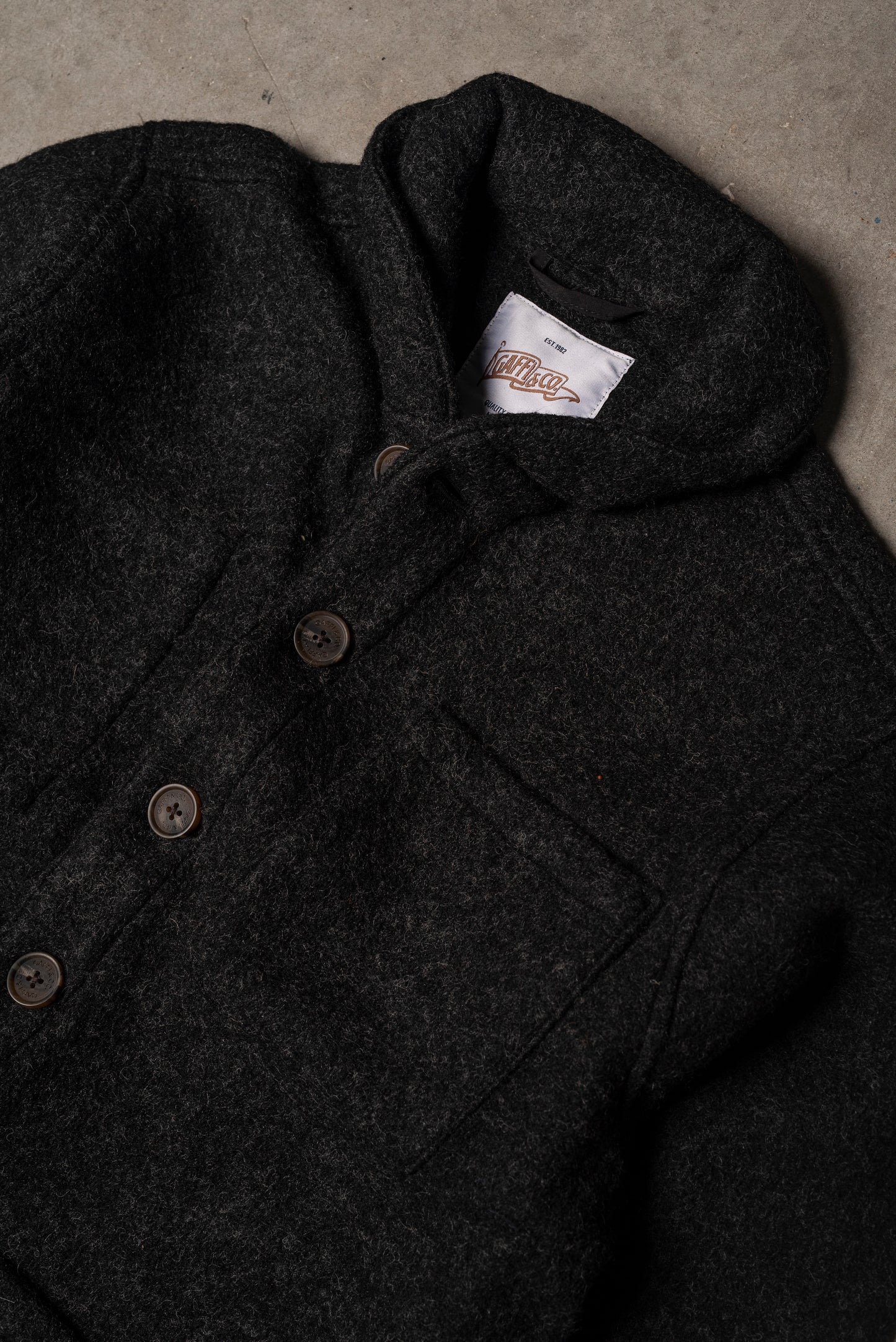 Gaffi & Co. Work Jacket Wool Antracite