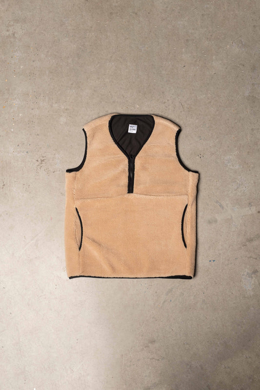 Gaffi & Co. Sherpa Vest Cream