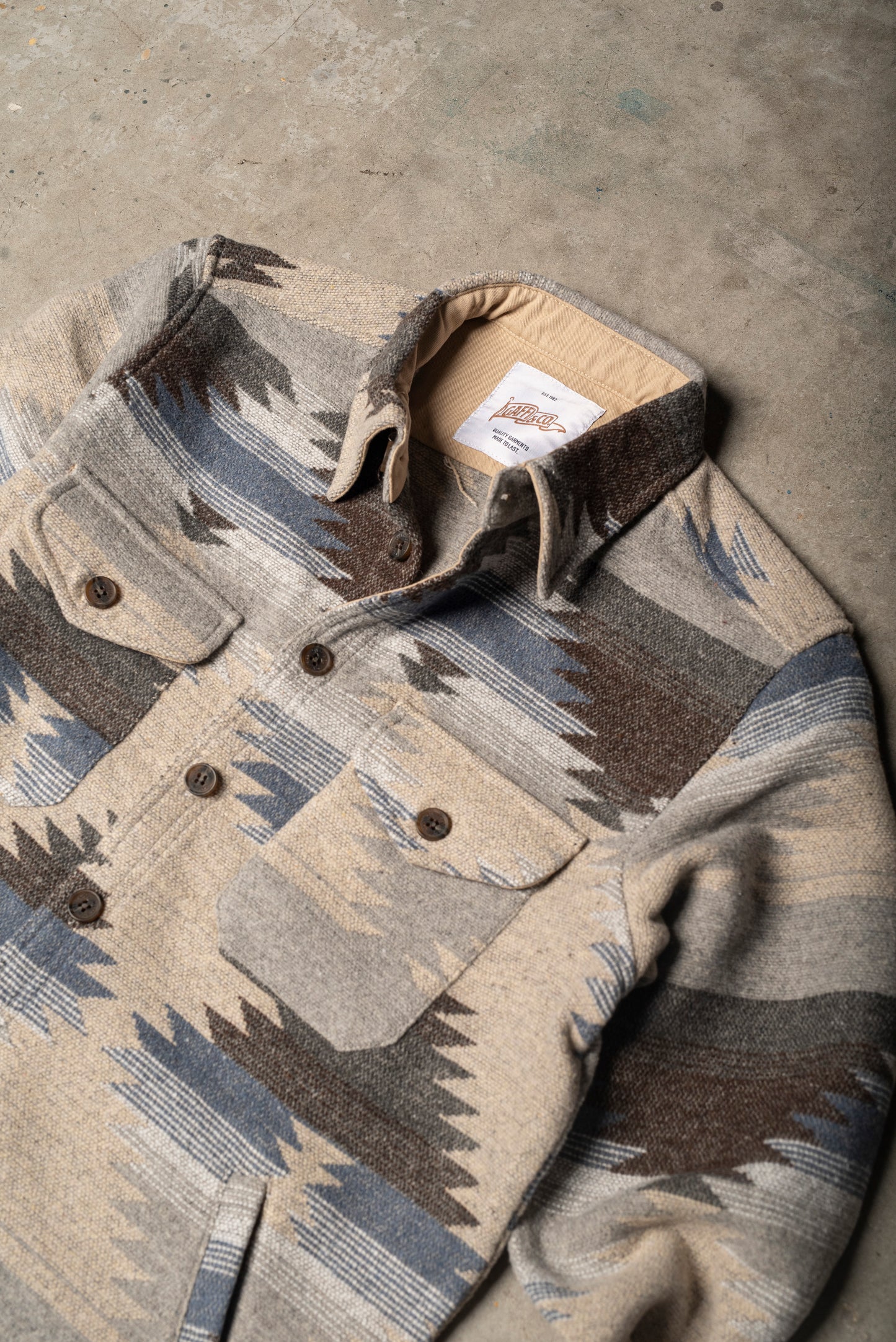 Gaffi & Co. Overshirt Navajo Caffè