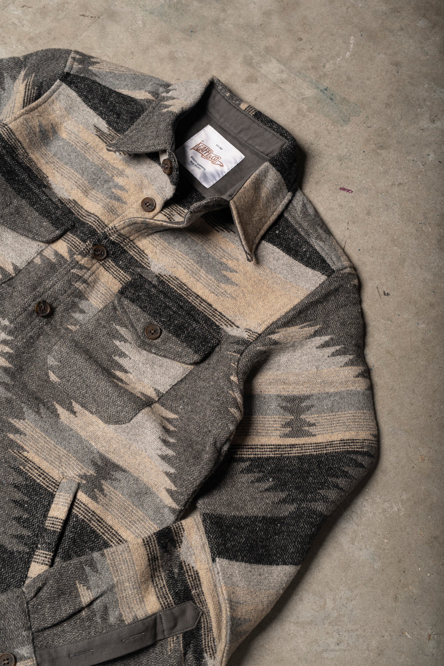 Gaffi & Co. Overshirt Navajo Nero