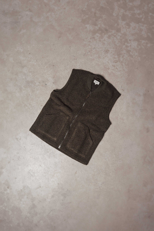 Hartford Vest Olive Green