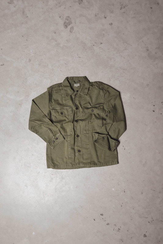 Hartford Overshirt Darby Olive Green