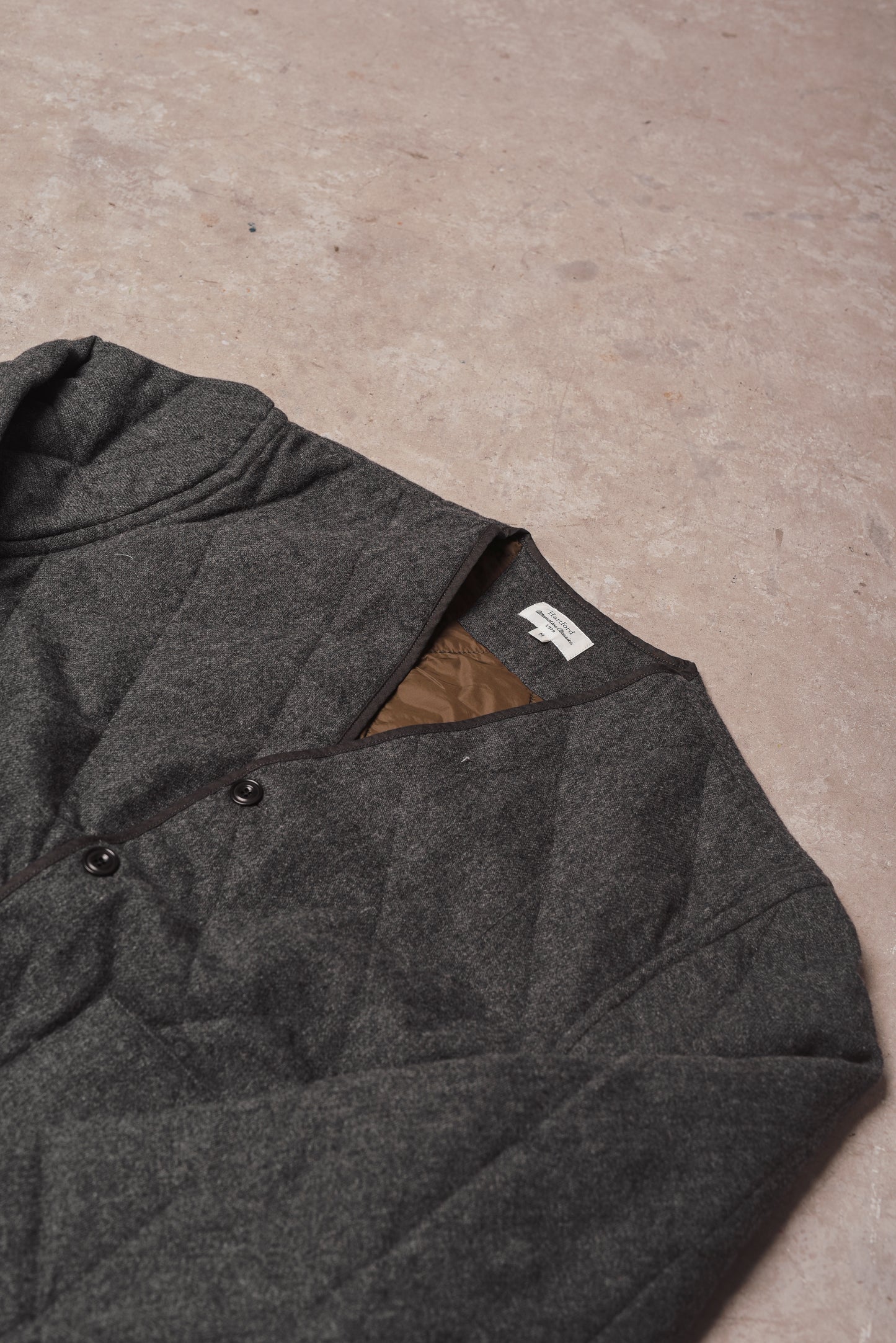 Hartford Chuck Wool Jacket Grey