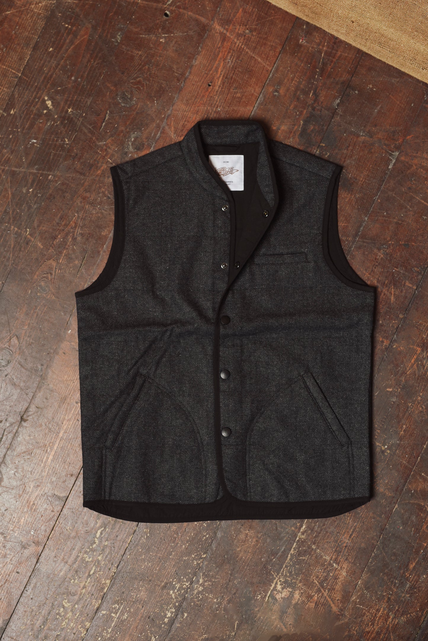 Gaffi & Co. Kyoto Vest HBT Antracite