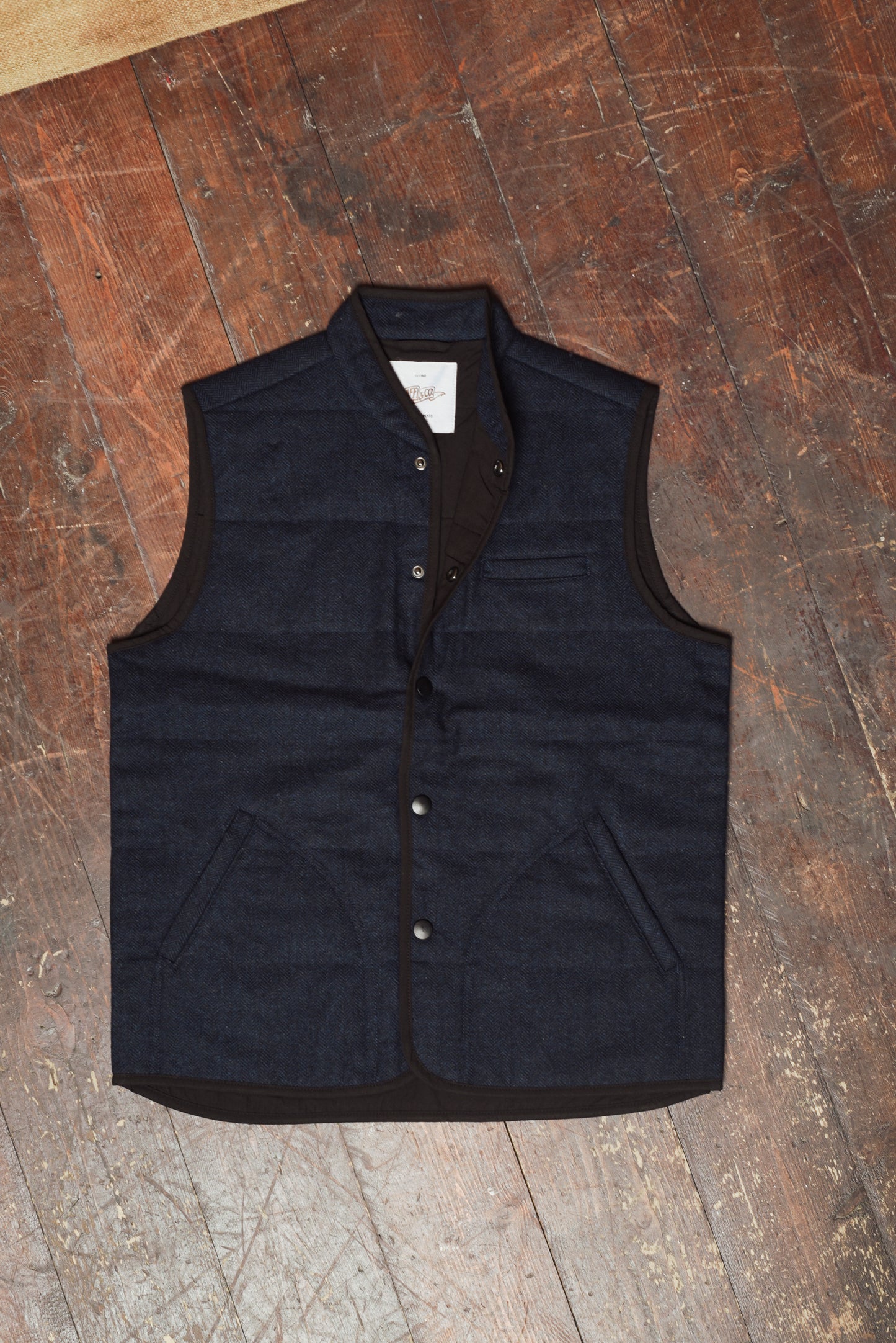 Gaffi & Co. Kyoto Vest HBT Blu