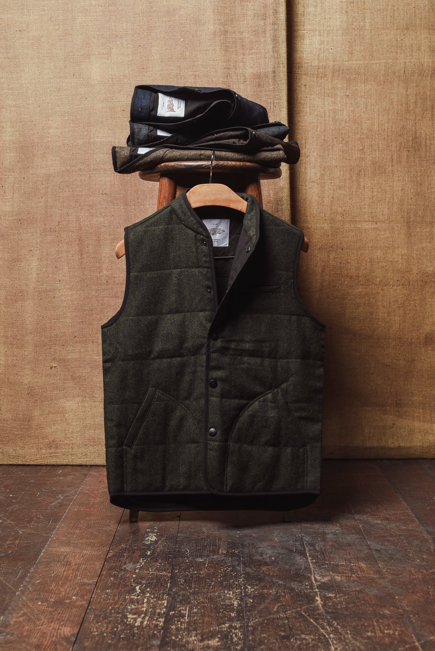 Gaffi & Co. Kyoto Vest HBT Antracite