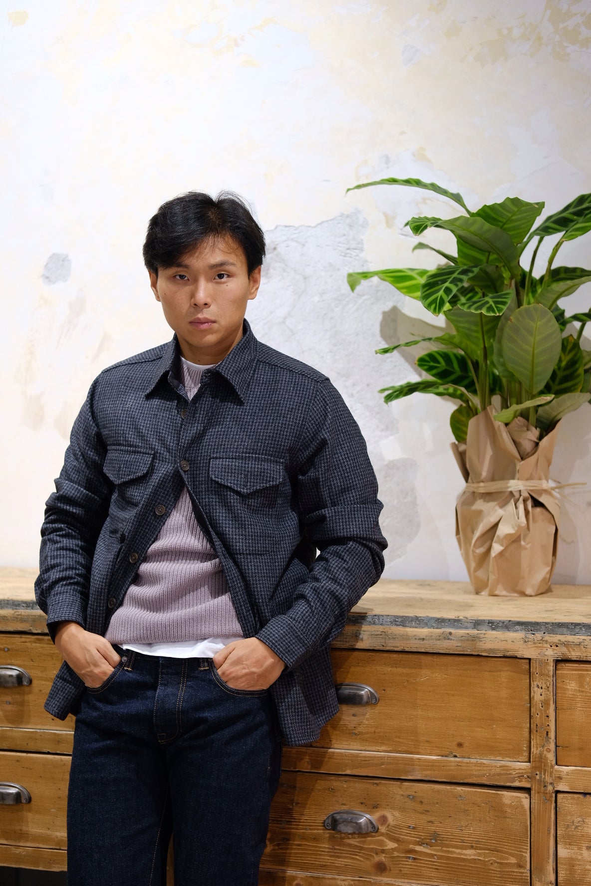 Gaffi & Co. Overshirt Grey Black