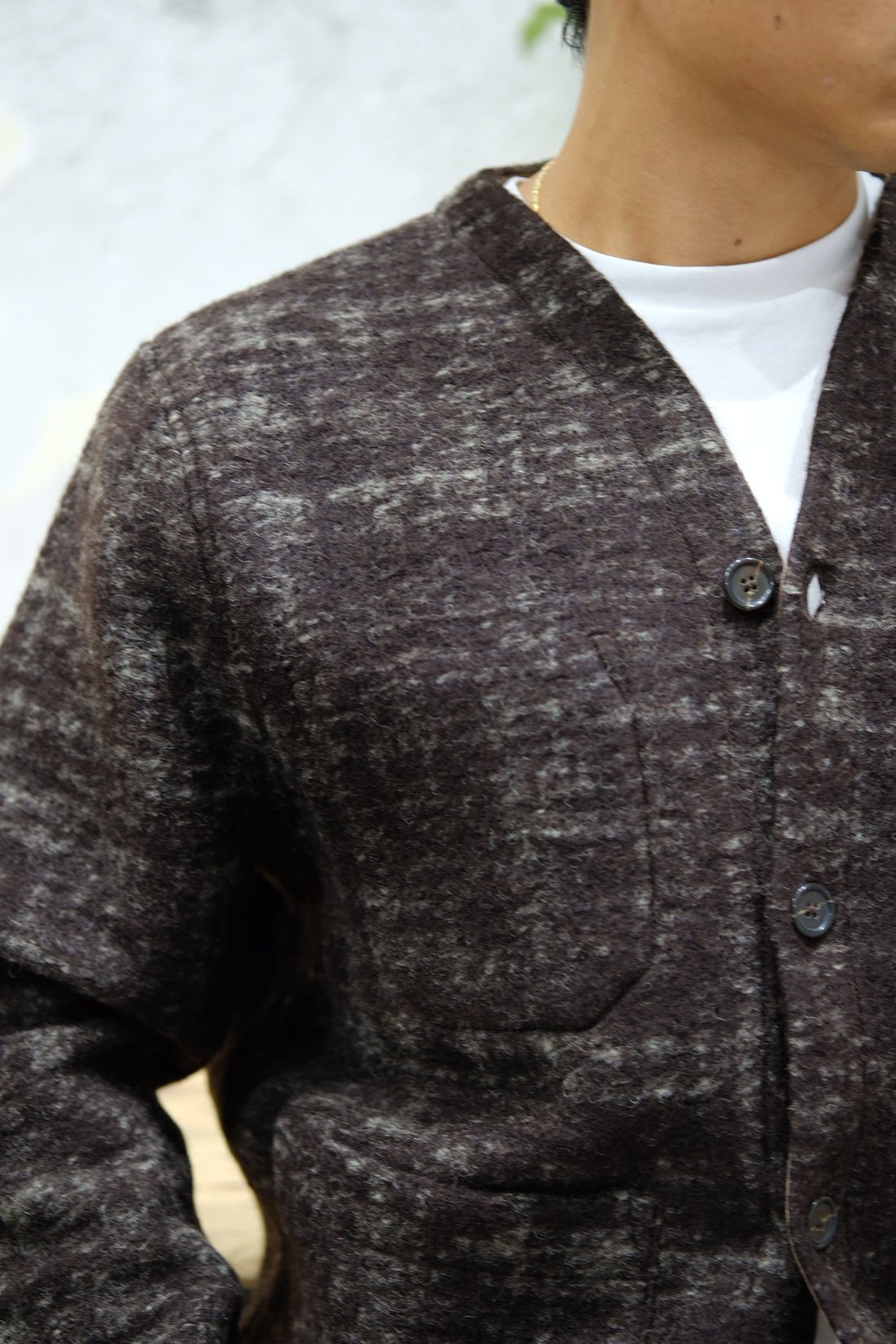 Universal Works Cardigan Brown