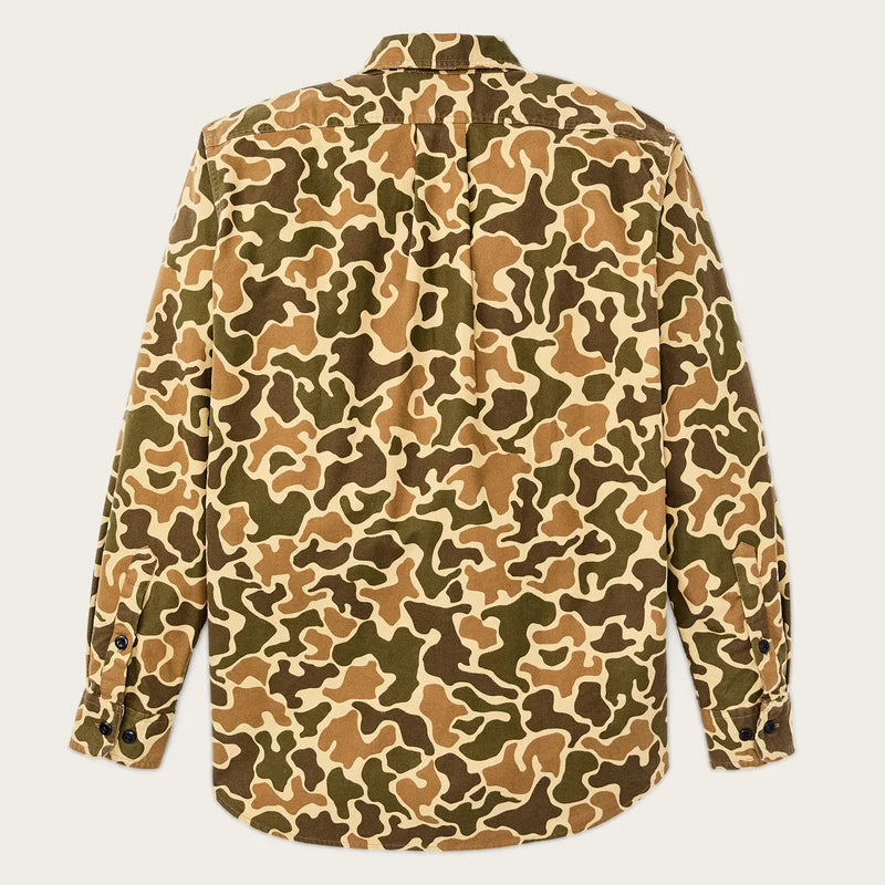 Filson Field Flannel Shirt Buckskin Camo