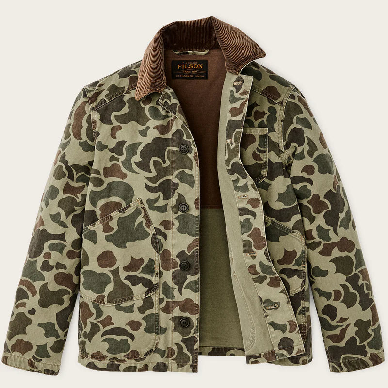 Filson Canvas Outfitter Jacket Tundra Shrub Camo