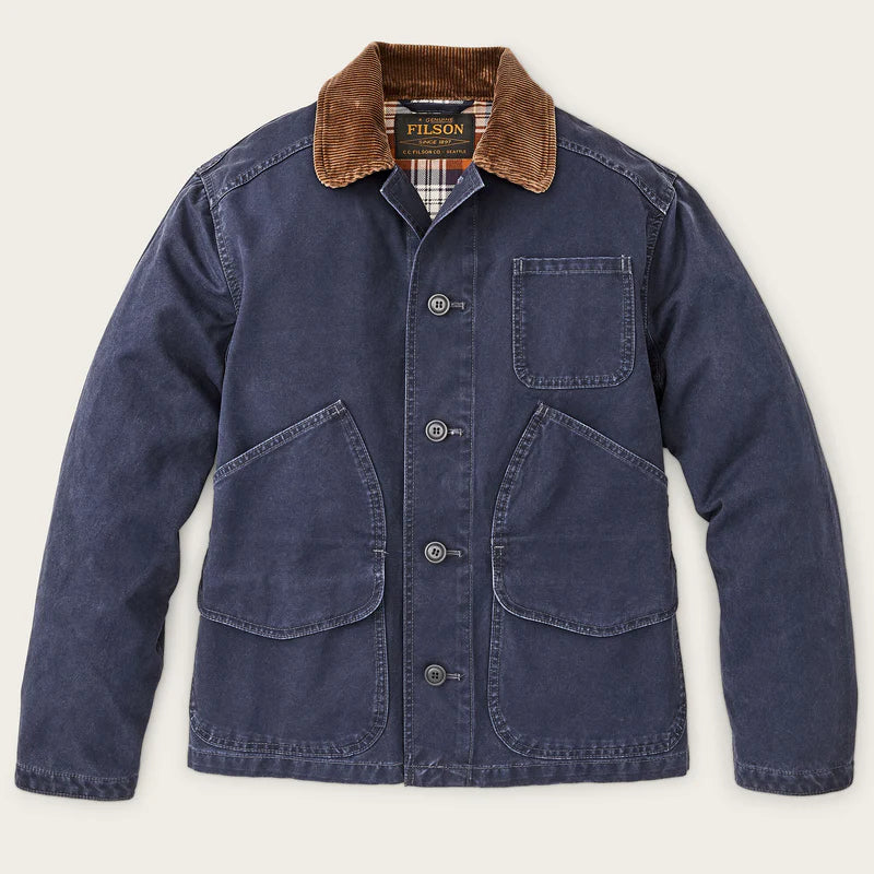 Filson Canvas Outfitter Jacket Blue Mussel