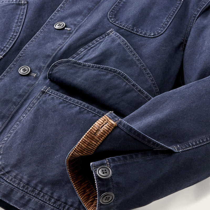 Filson Canvas Outfitter Jacket Blue Mussel