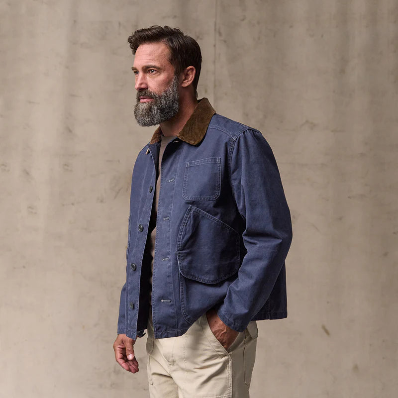 Filson Canvas Outfitter Jacket Blue Mussel