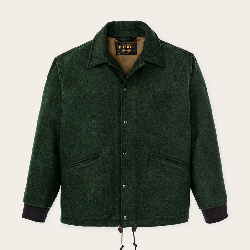 Filson Mackinaw Wool Coach's Jacket Vintage Pine