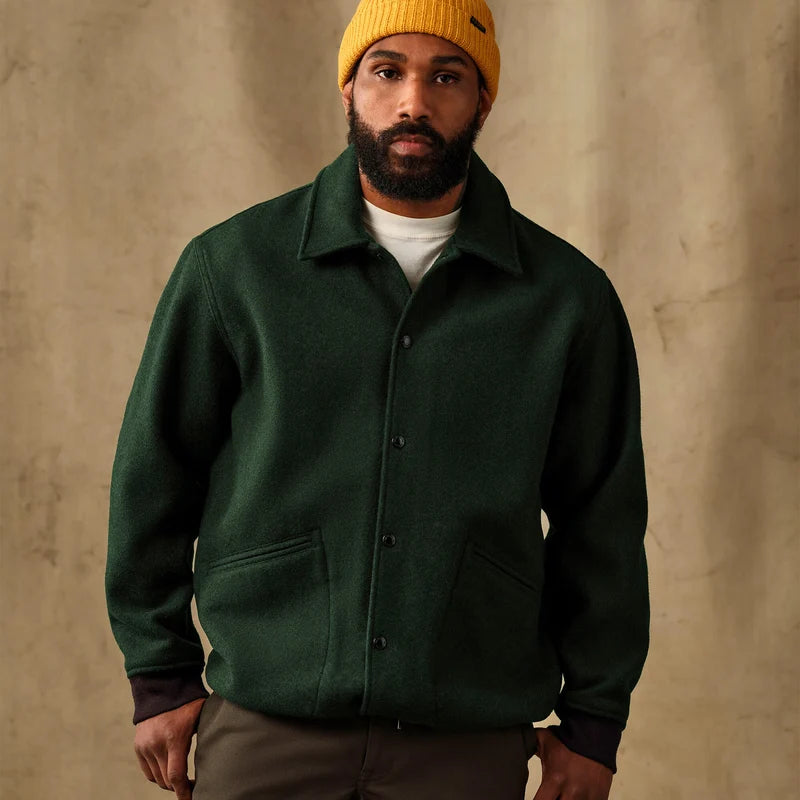 Filson Mackinaw Wool Coach's Jacket Vintage Pine