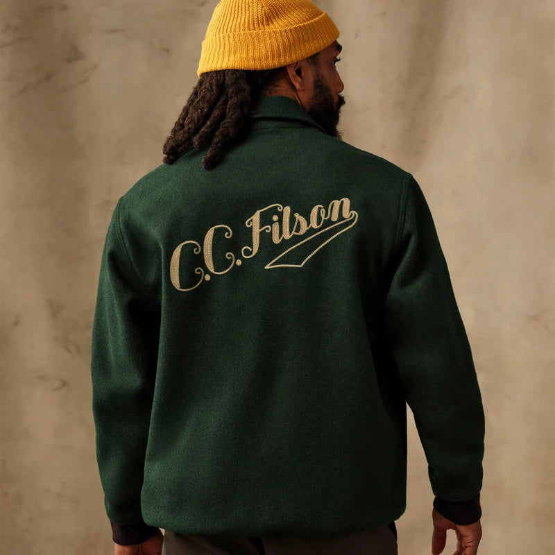 Filson Mackinaw Wool Coach's Jacket Vintage Pine