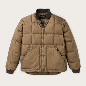 Filson Heritage Cotton Down Jacket Light Brown