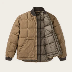Filson Heritage Cotton Down Jacket Light Brown