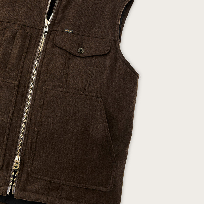 Filson Spokane Insulated Work Vest Beaver Brown