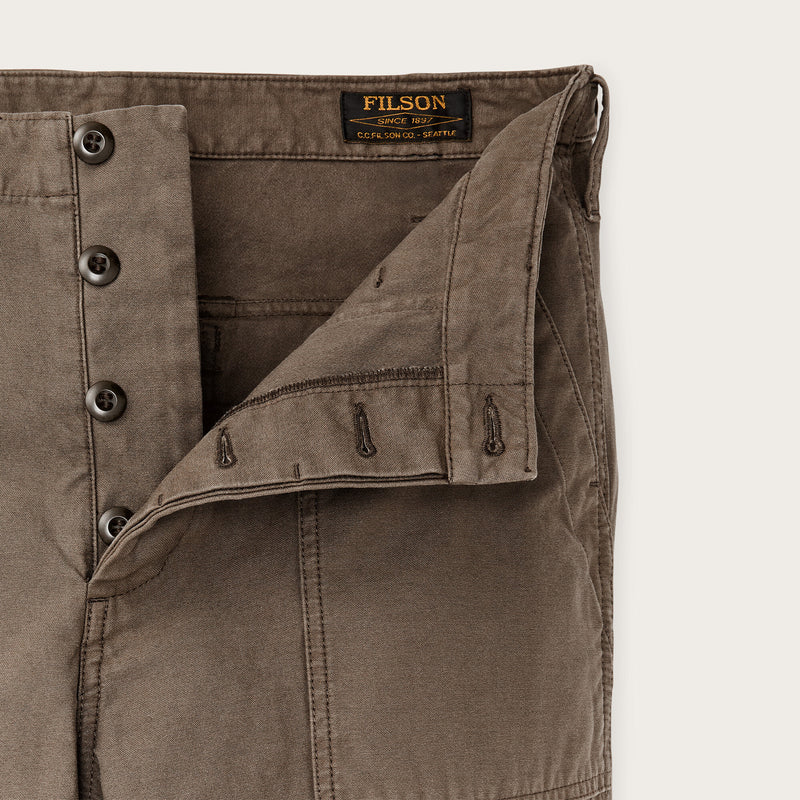 Filson Field SUpply Pants Reverse Cotton Teak