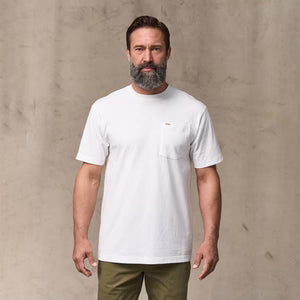 Filson Pocket T-Shirt 16/1 Cotton Jersey Bright White